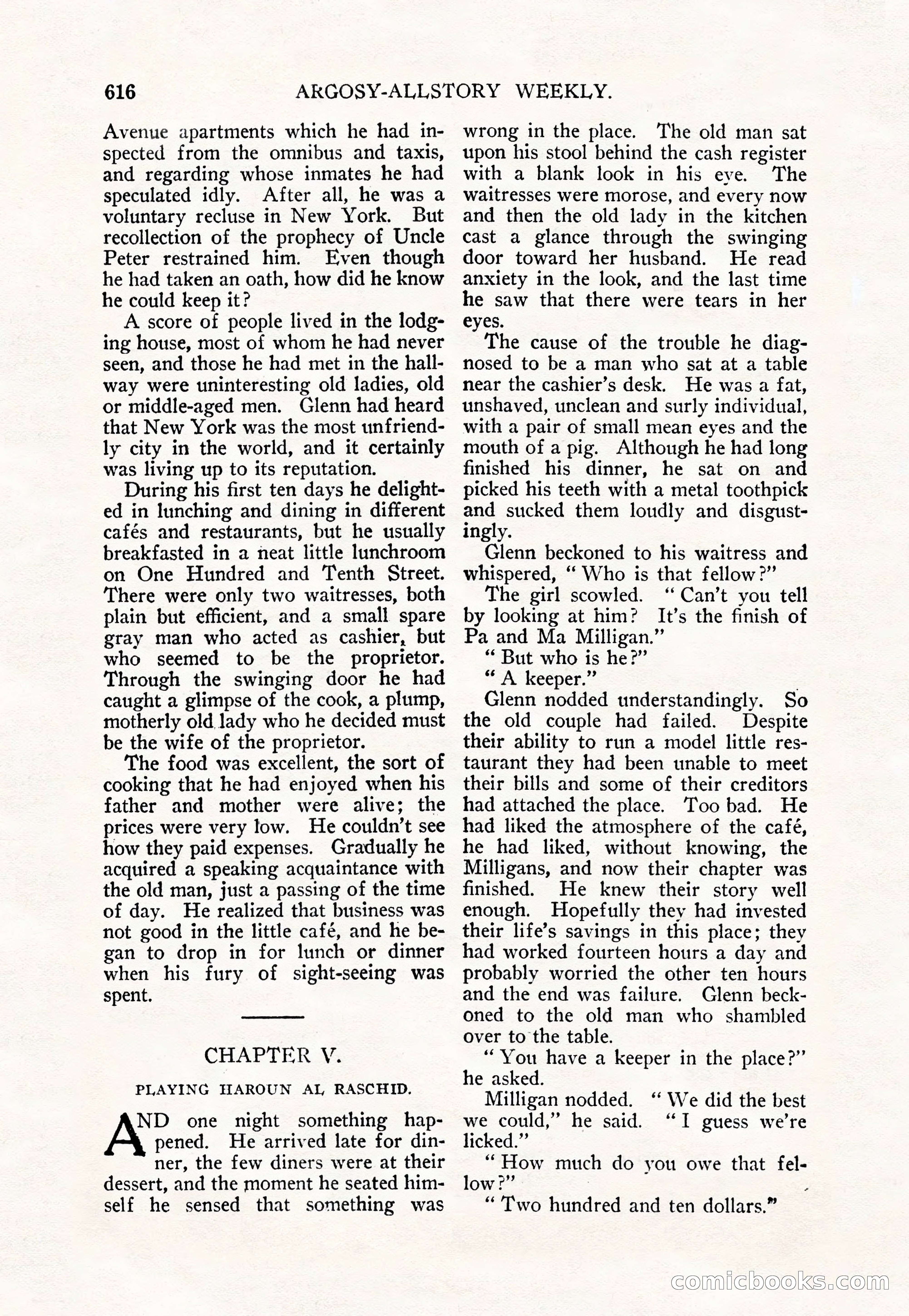 Argosy All-Story Weekly — page 50 of 156