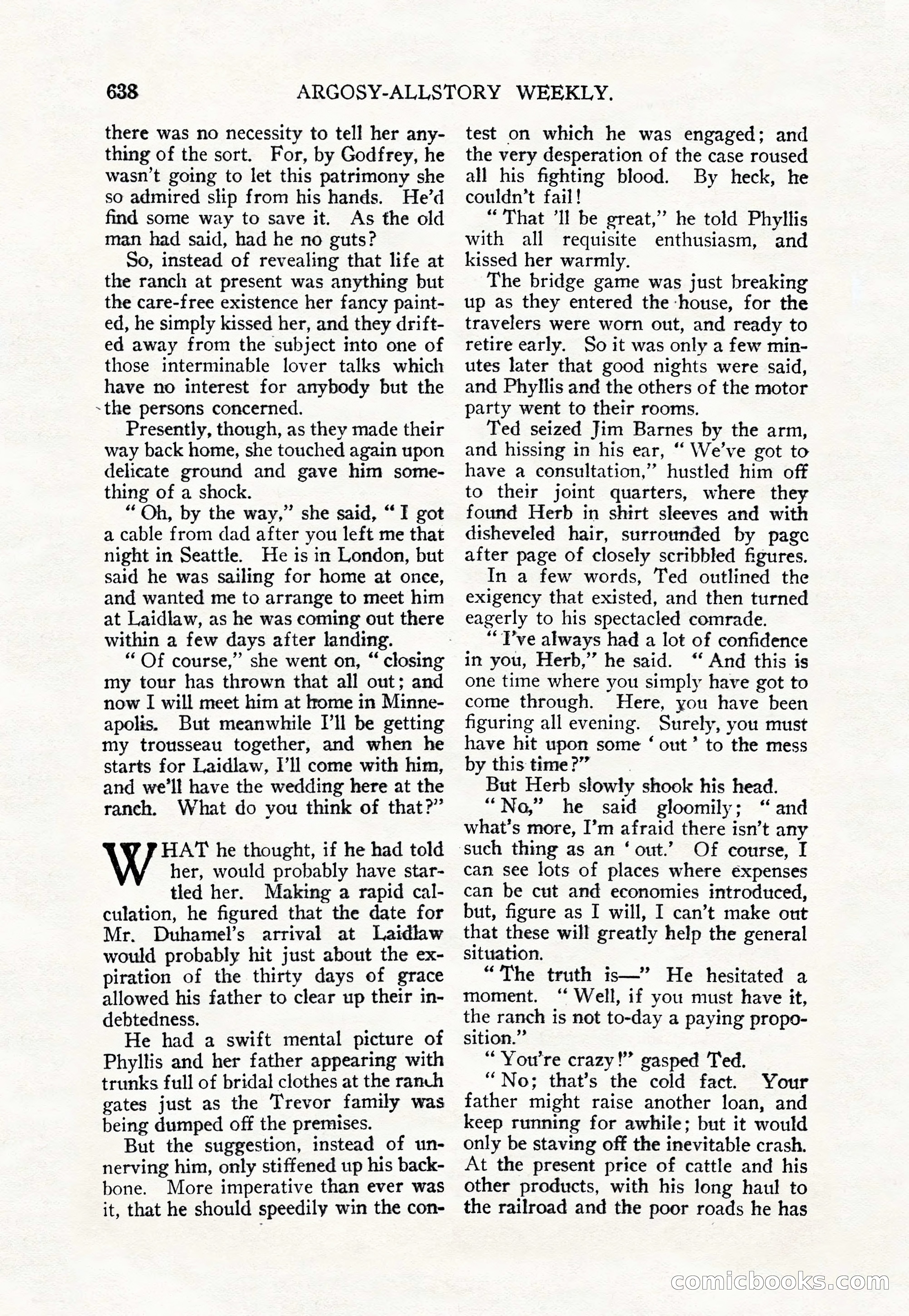 Argosy All-Story Weekly — page 72 of 156