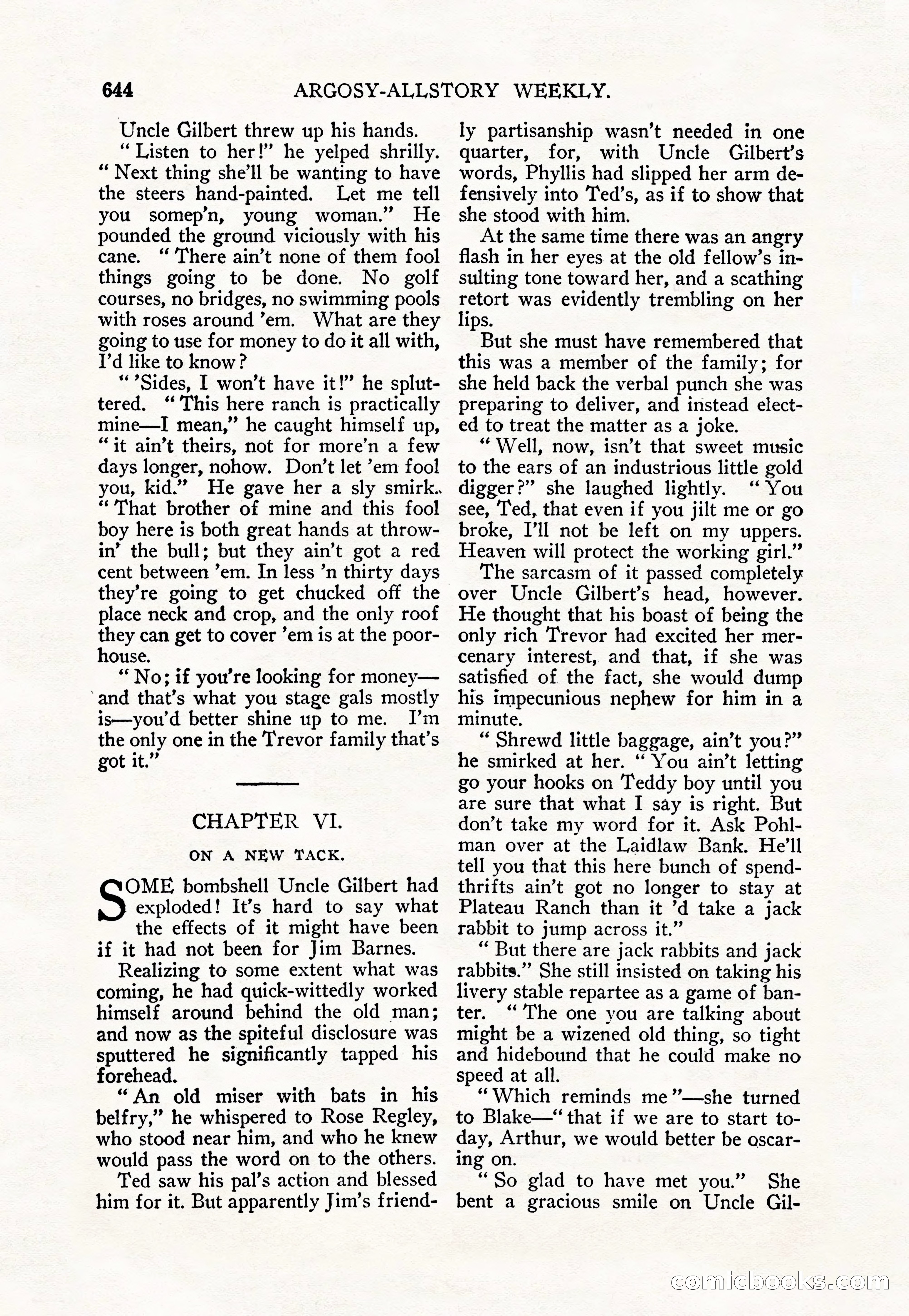 Argosy All-Story Weekly — page 78 of 156