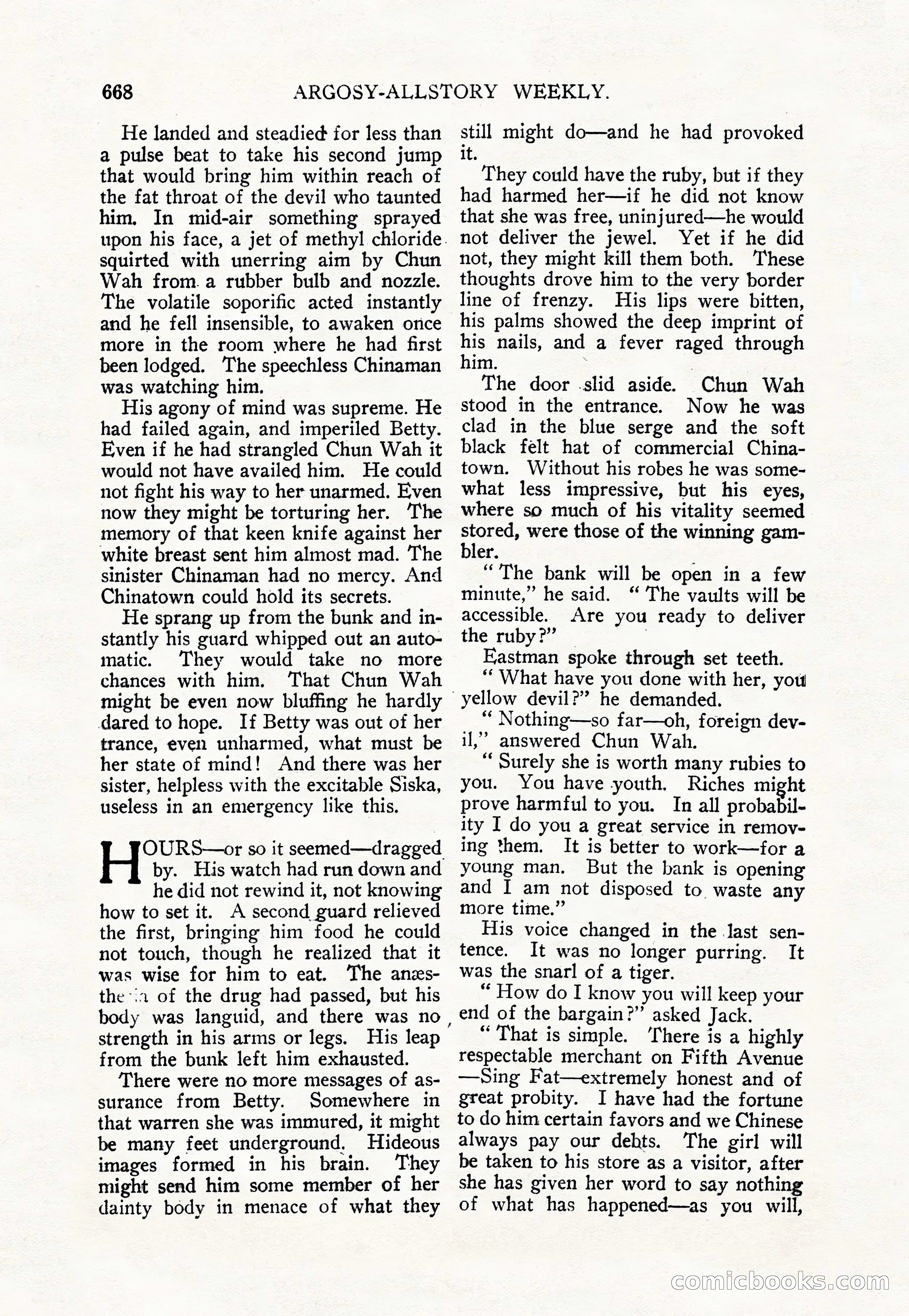 Argosy All-Story Weekly — page 102 of 156