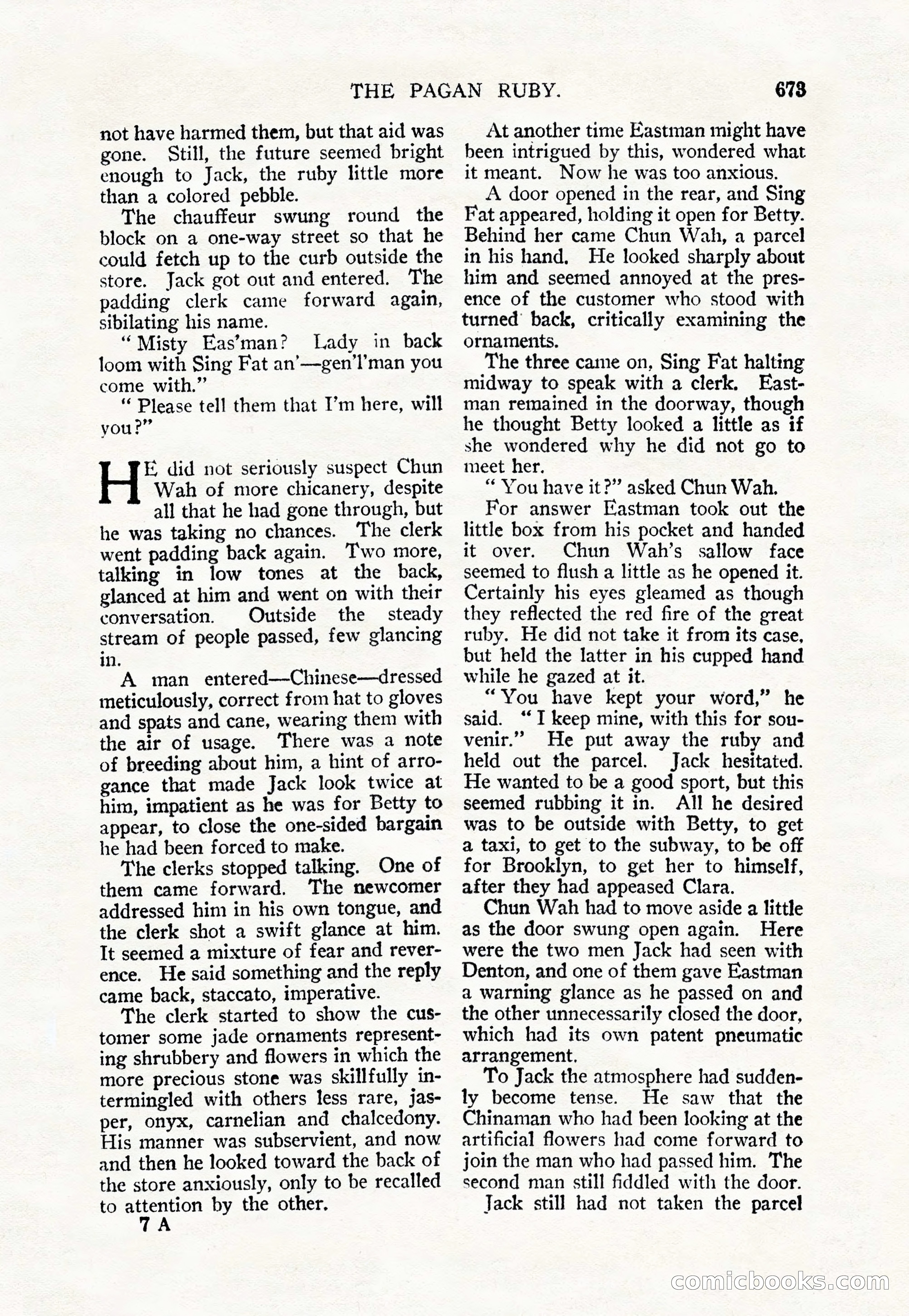 Argosy All-Story Weekly — page 107 of 156