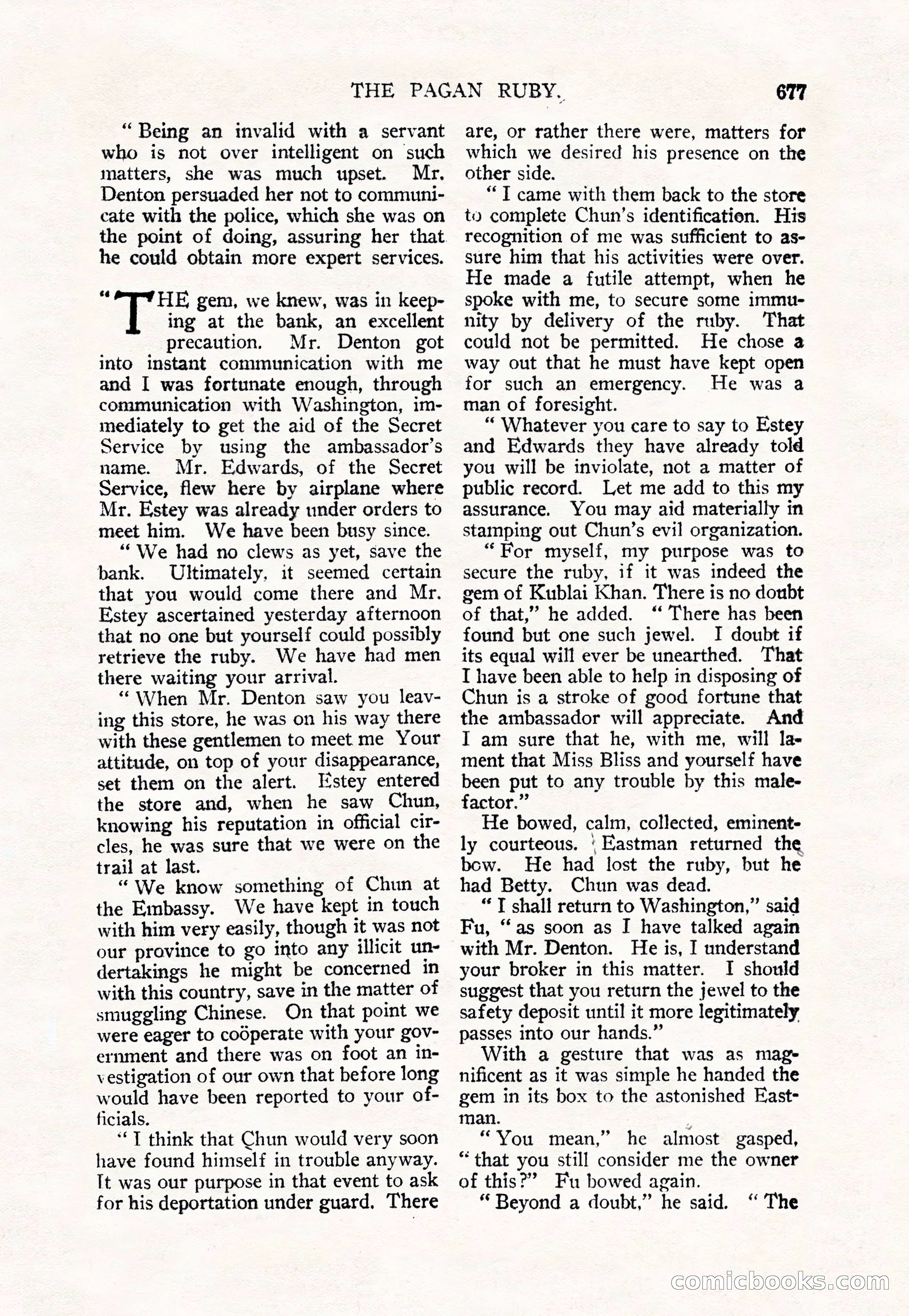 Argosy All-Story Weekly — page 111 of 156