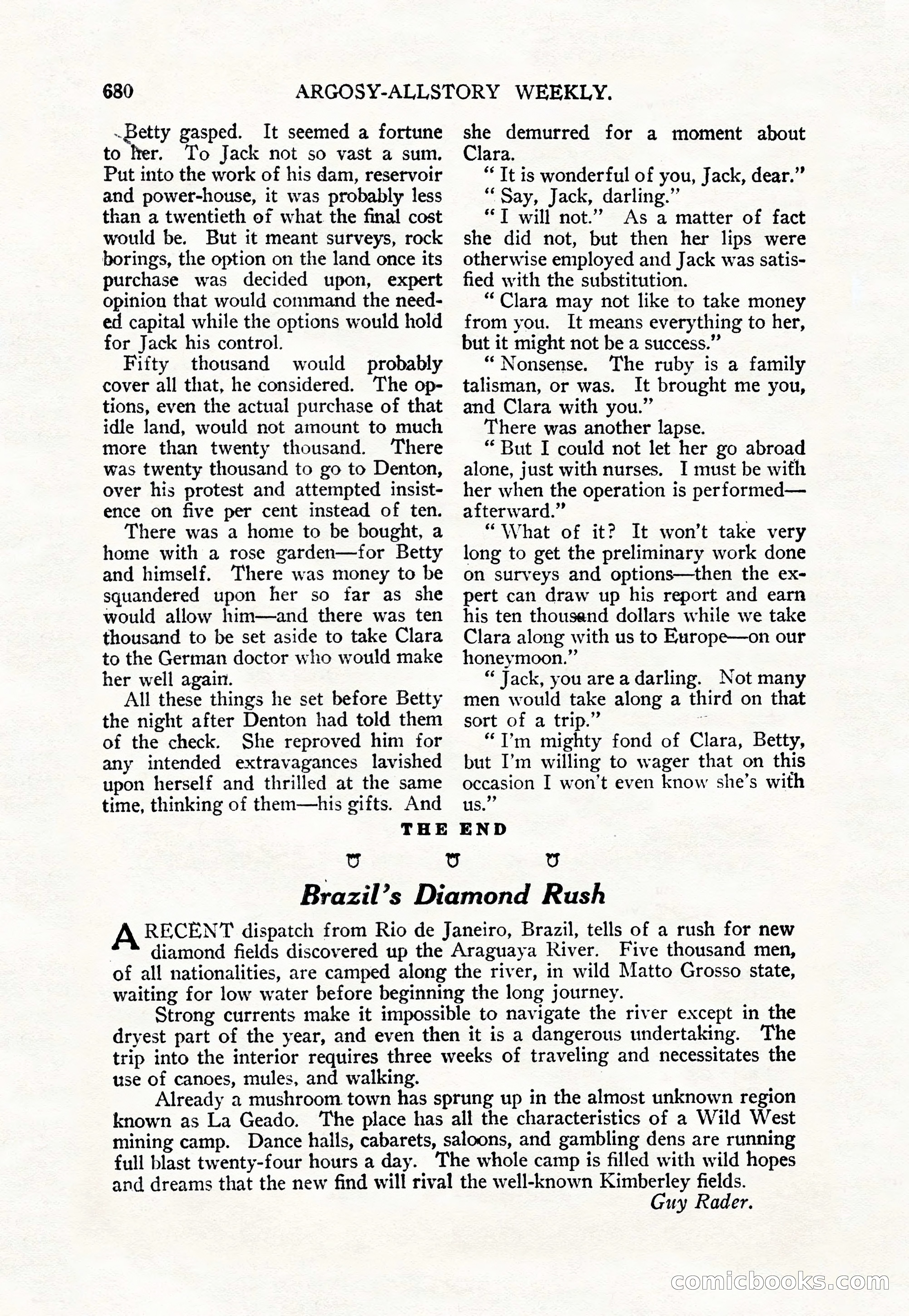 Argosy All-Story Weekly — page 114 of 156