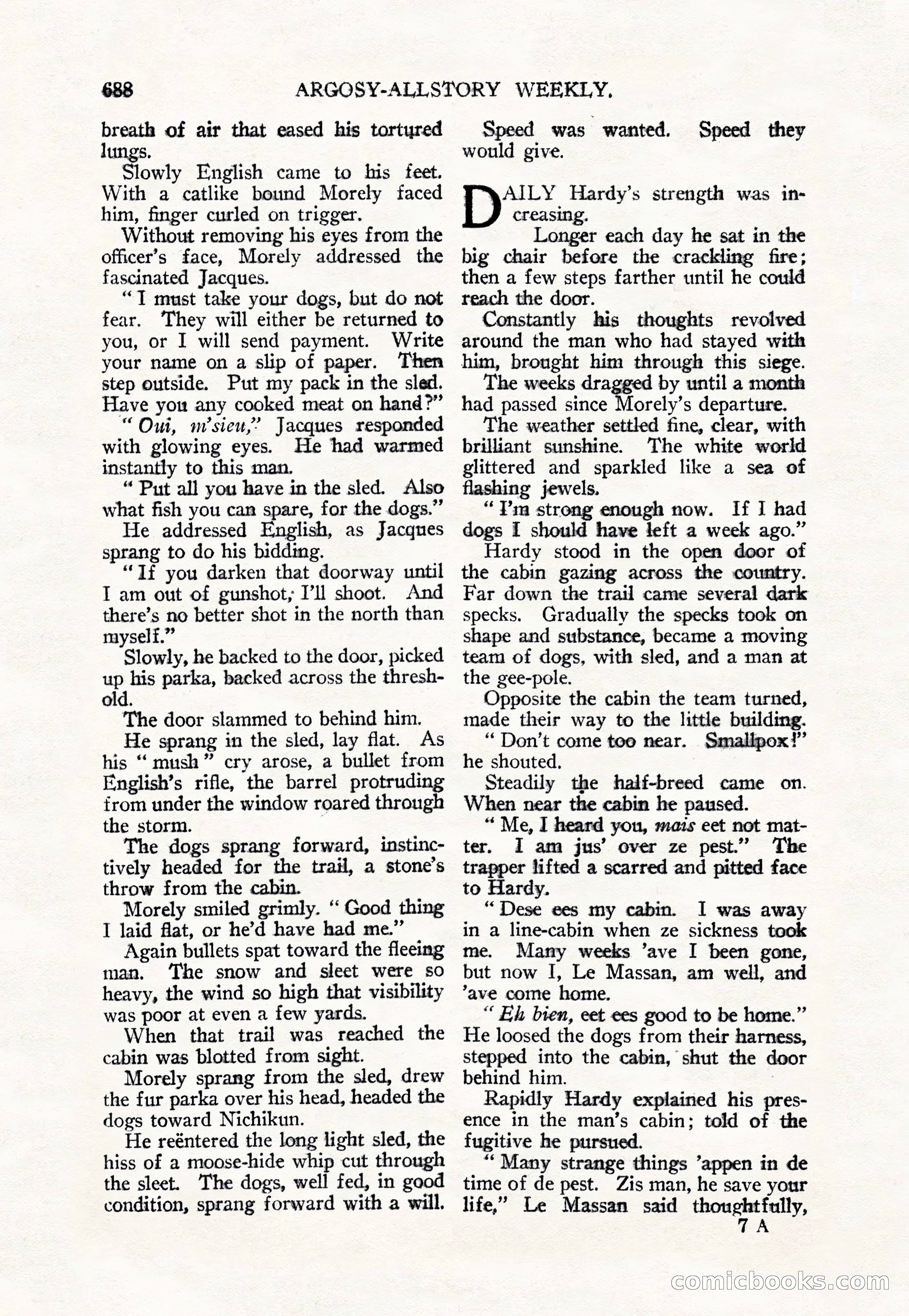 Argosy All-Story Weekly — page 122 of 156