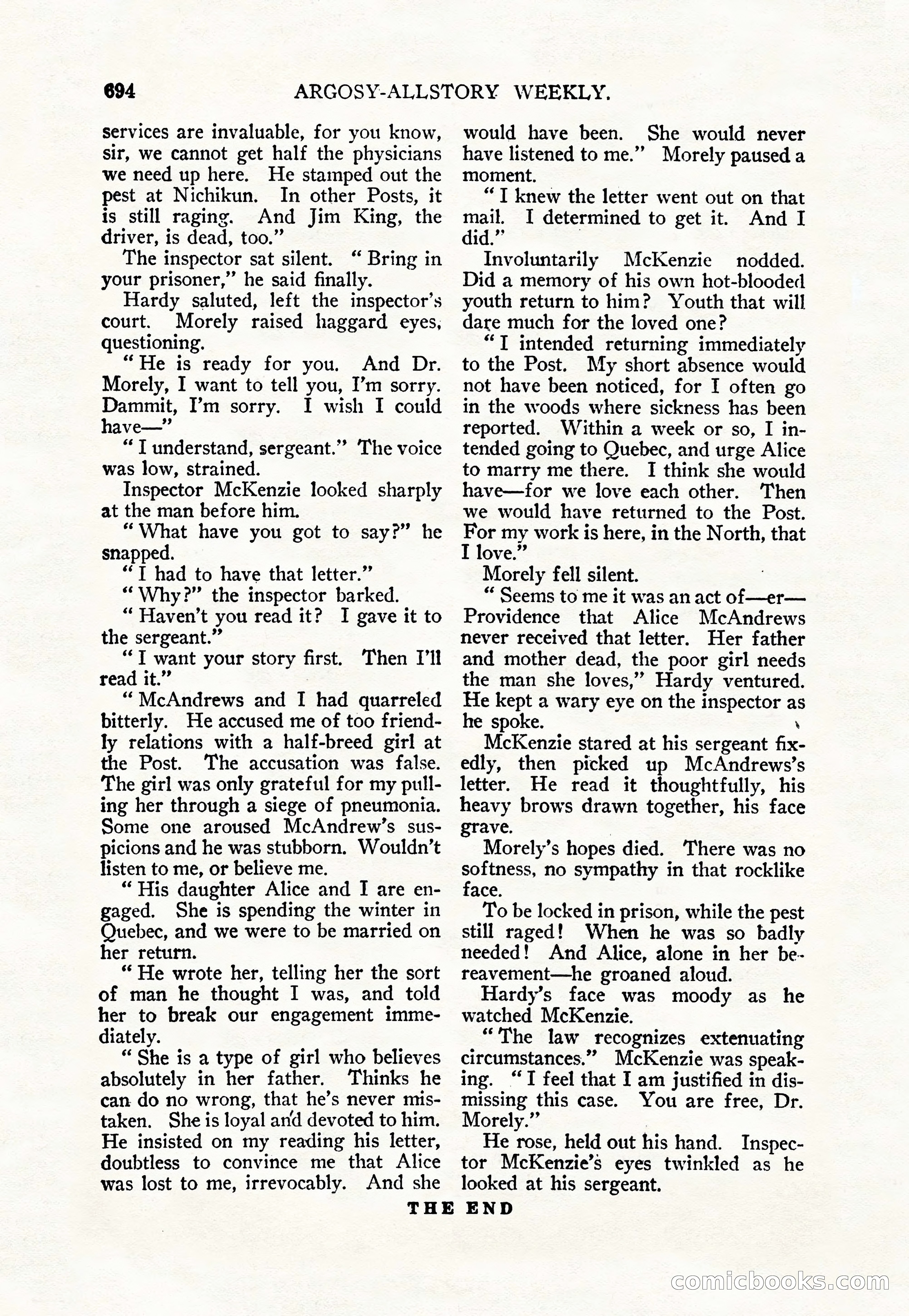 Argosy All-Story Weekly — page 128 of 156