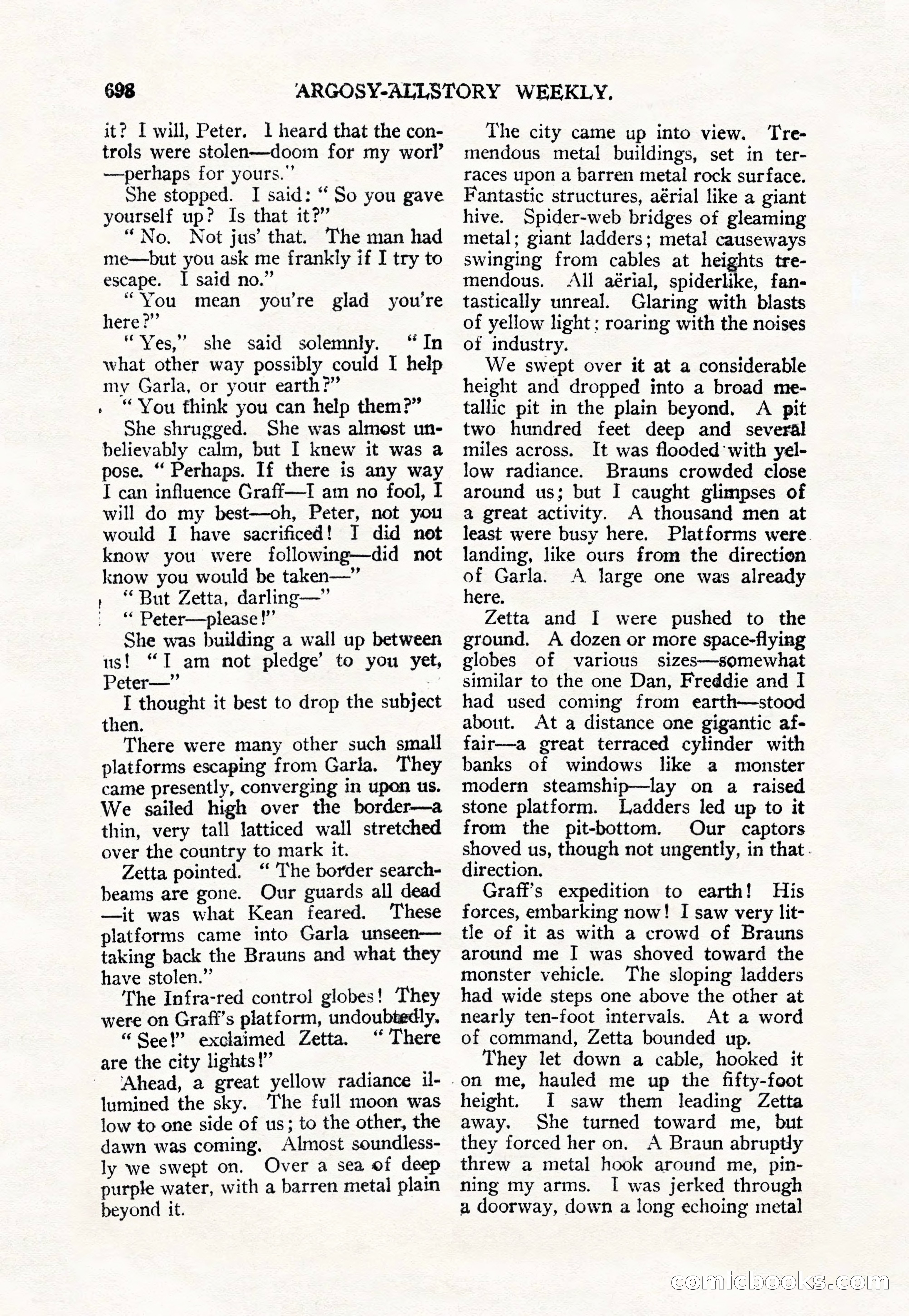 Argosy All-Story Weekly — page 132 of 156