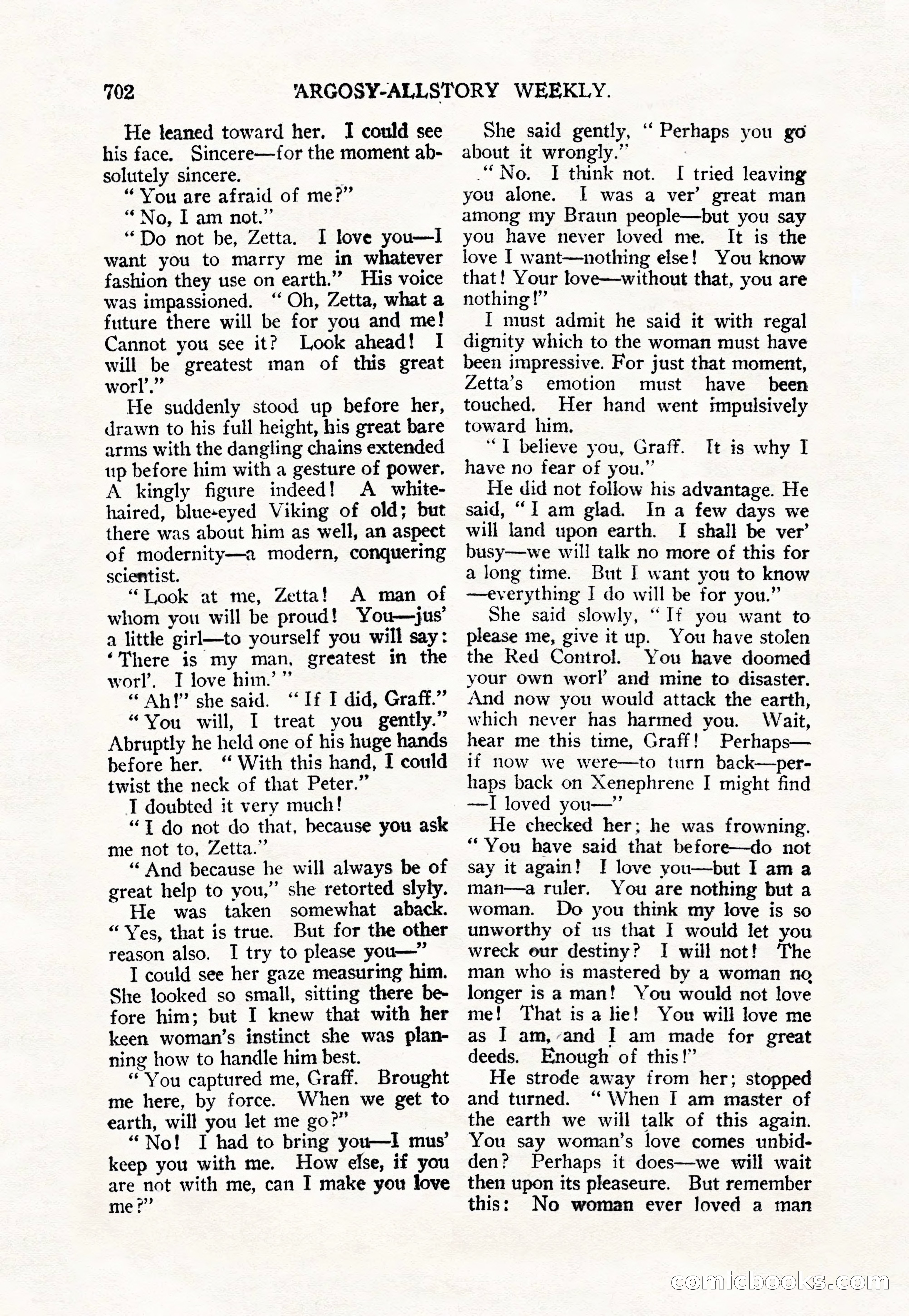 Argosy All-Story Weekly — page 136 of 156