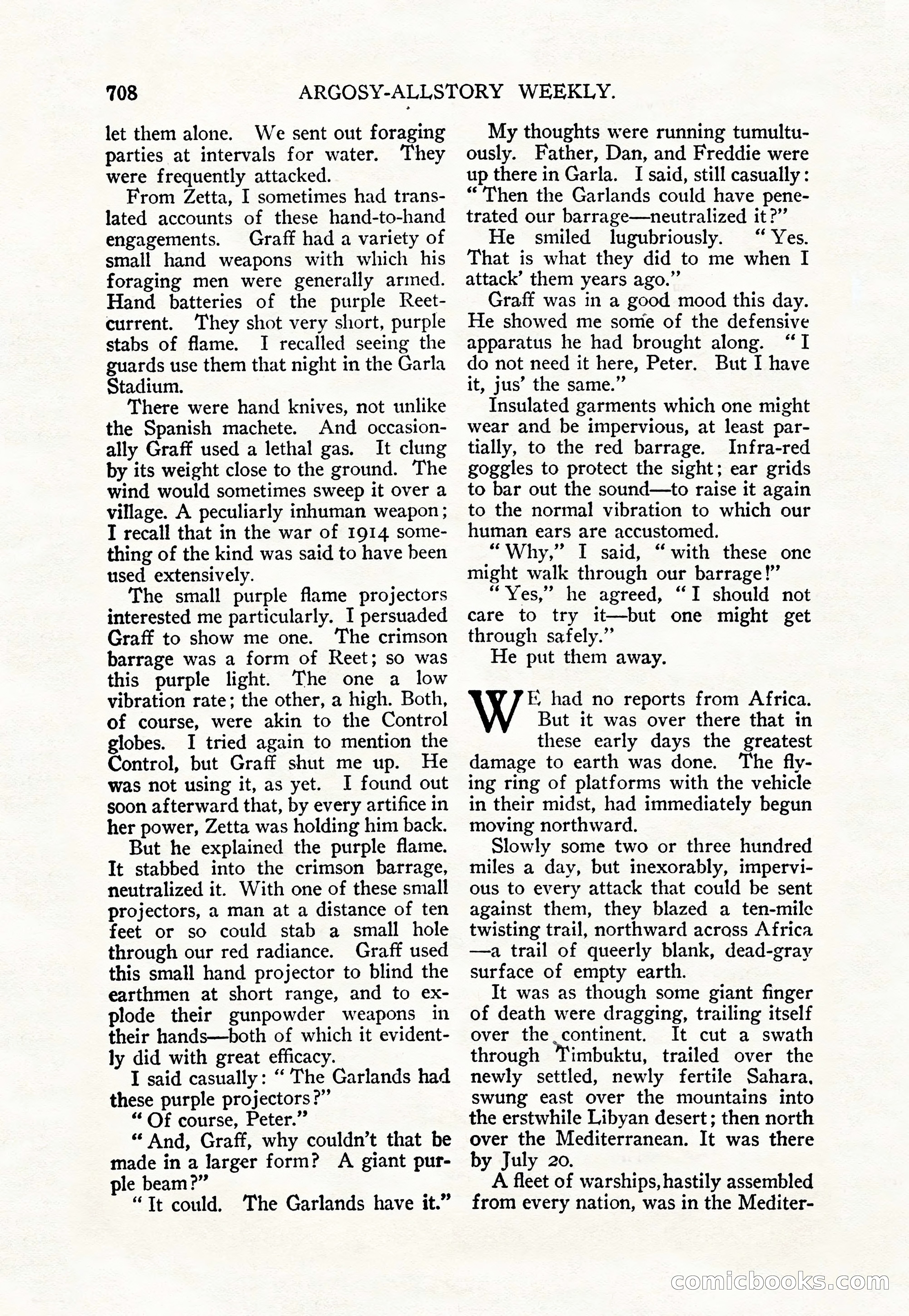 Argosy All-Story Weekly — page 142 of 156
