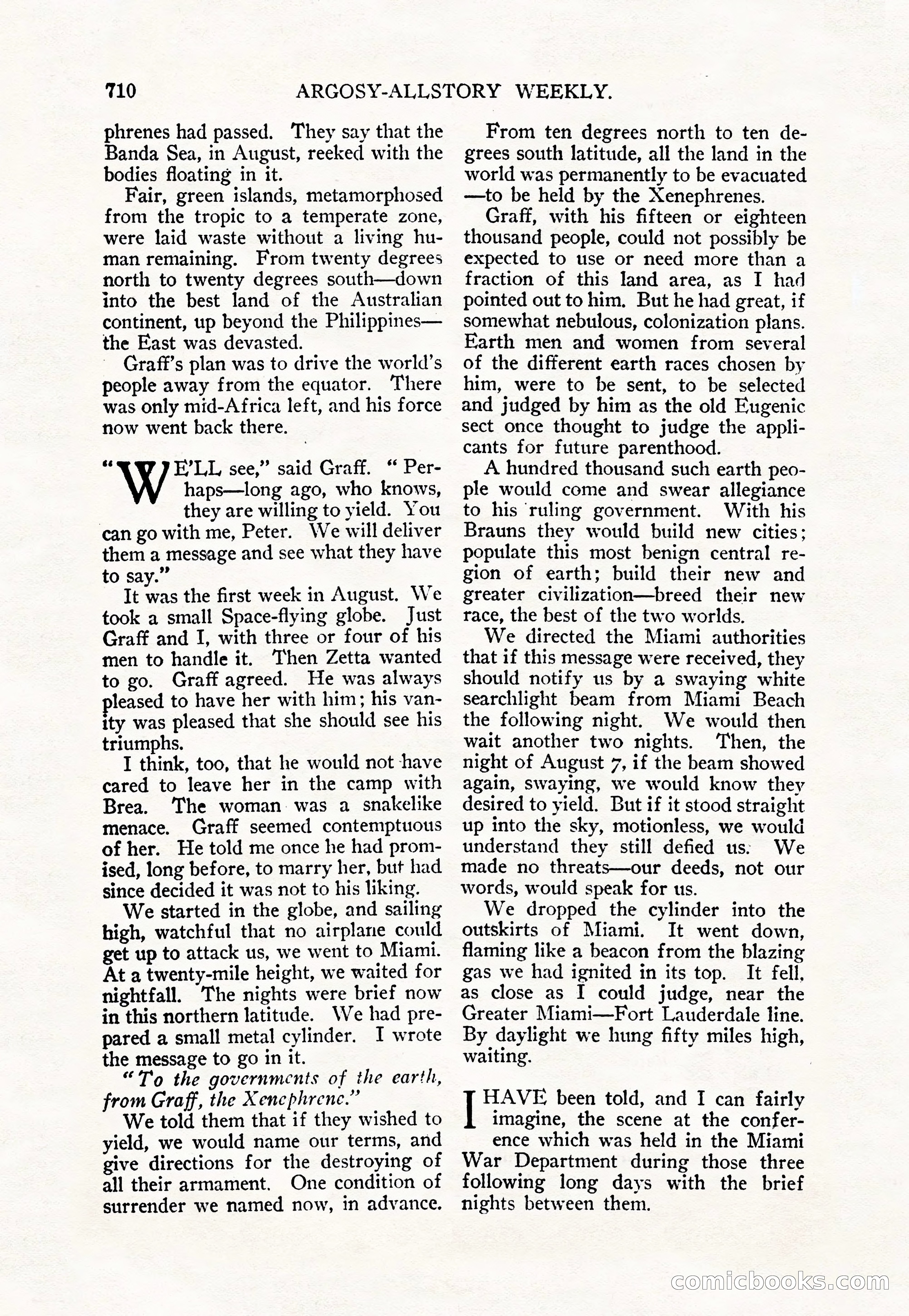 Argosy All-Story Weekly — page 144 of 156
