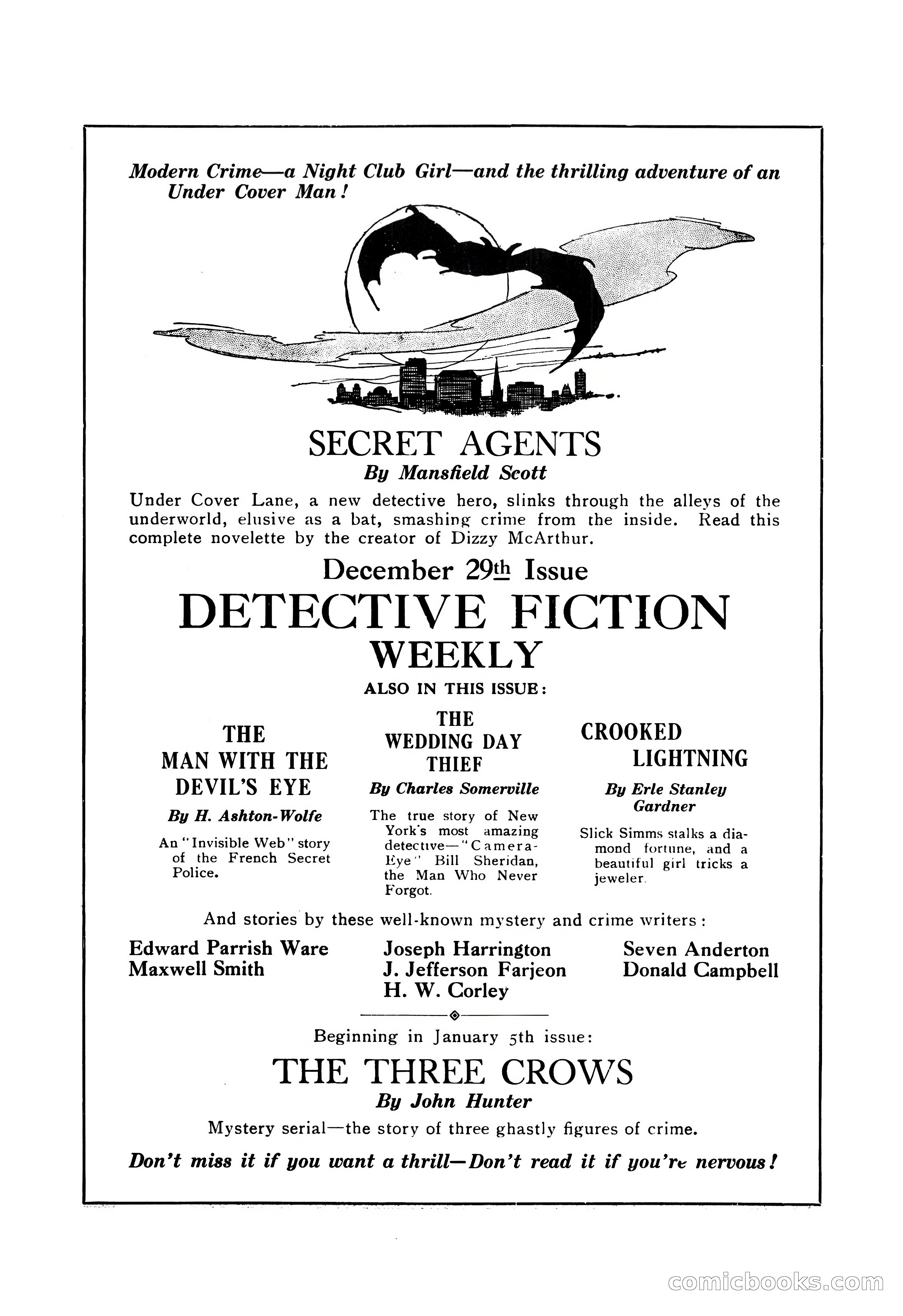 Argosy All-Story Weekly, December 29, 1928 — page 2 of 148