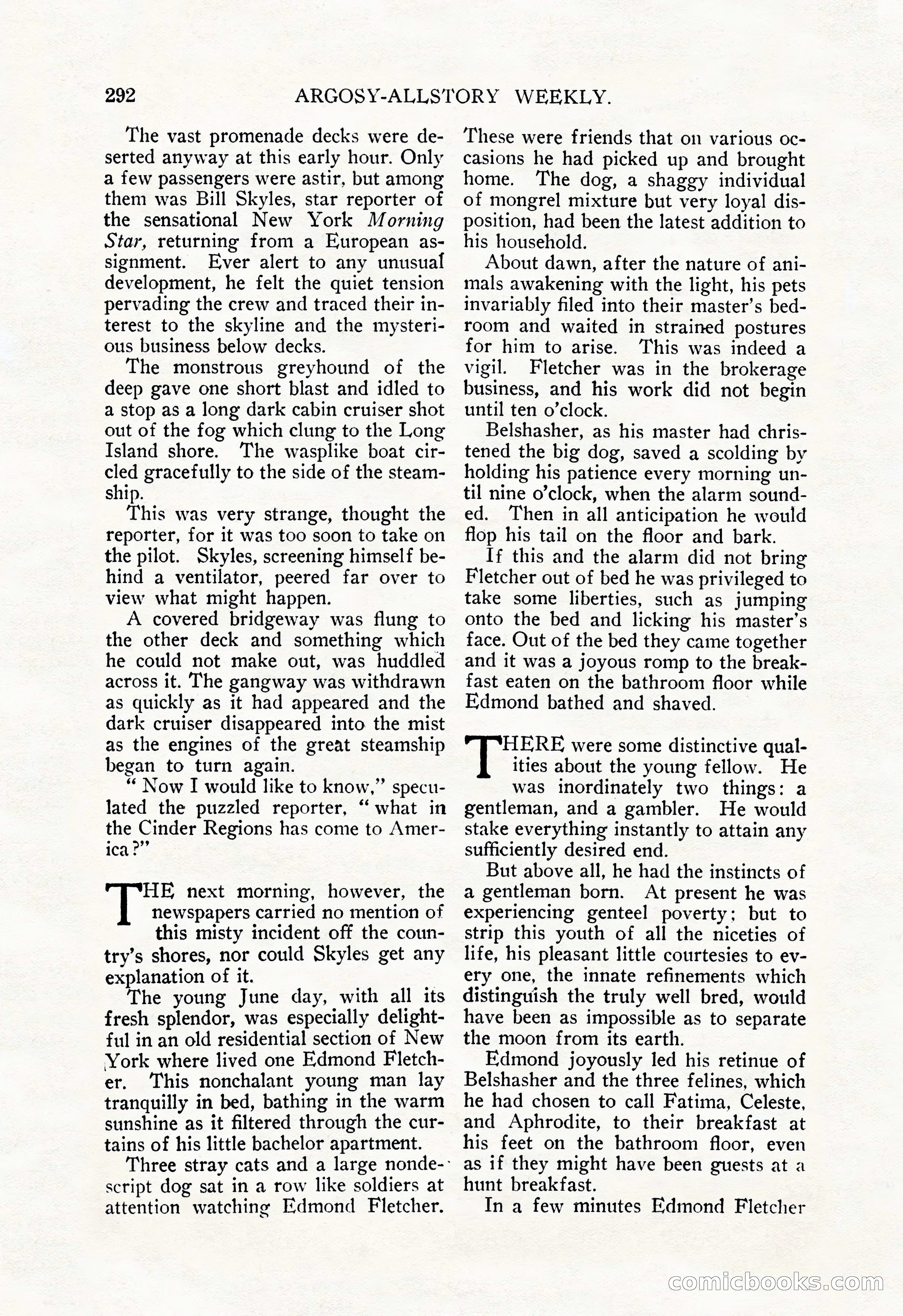 Argosy All-Story Weekly, December 29, 1928 — page 6 of 148