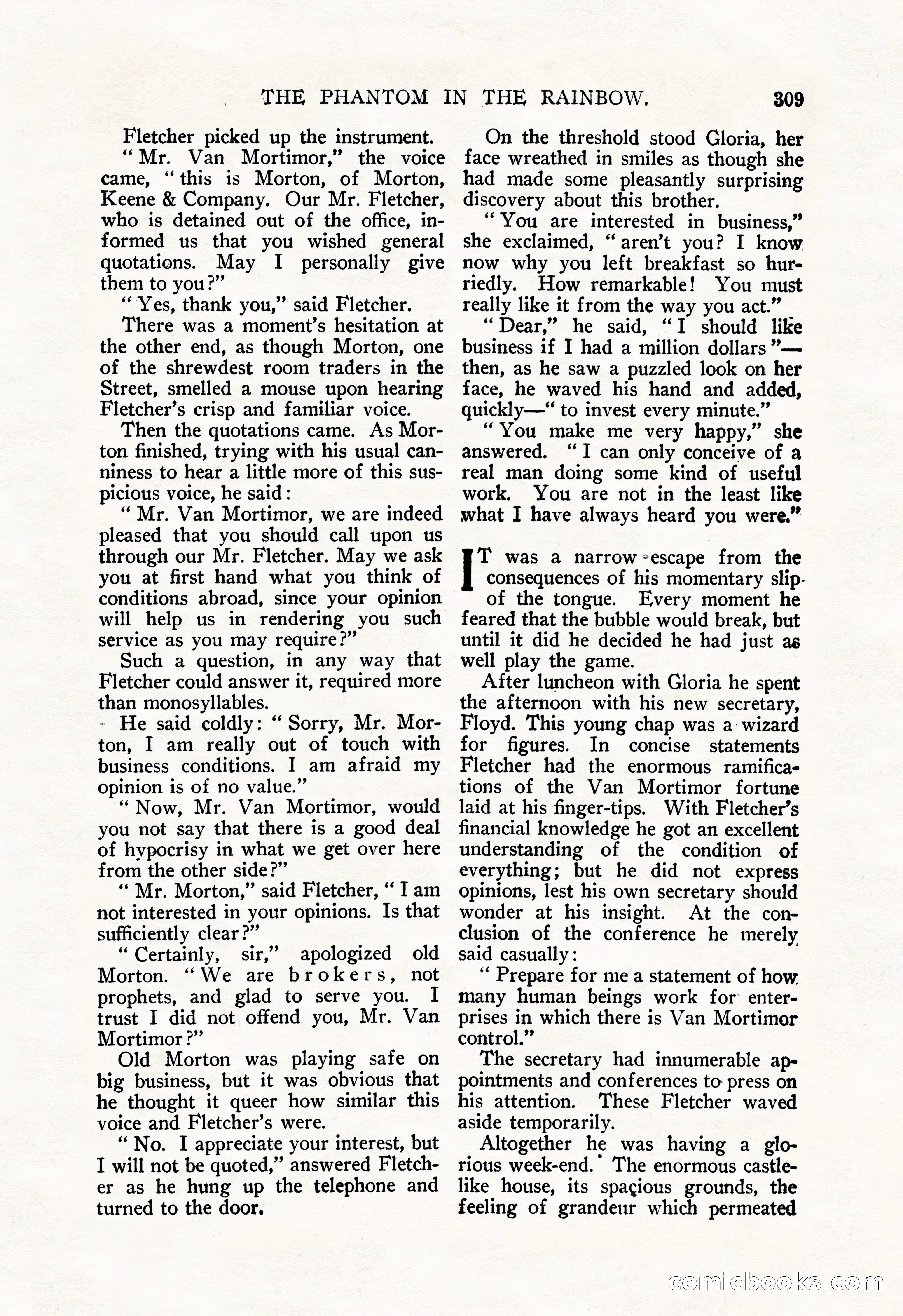 Argosy All-Story Weekly, December 29, 1928 — page 23 of 148