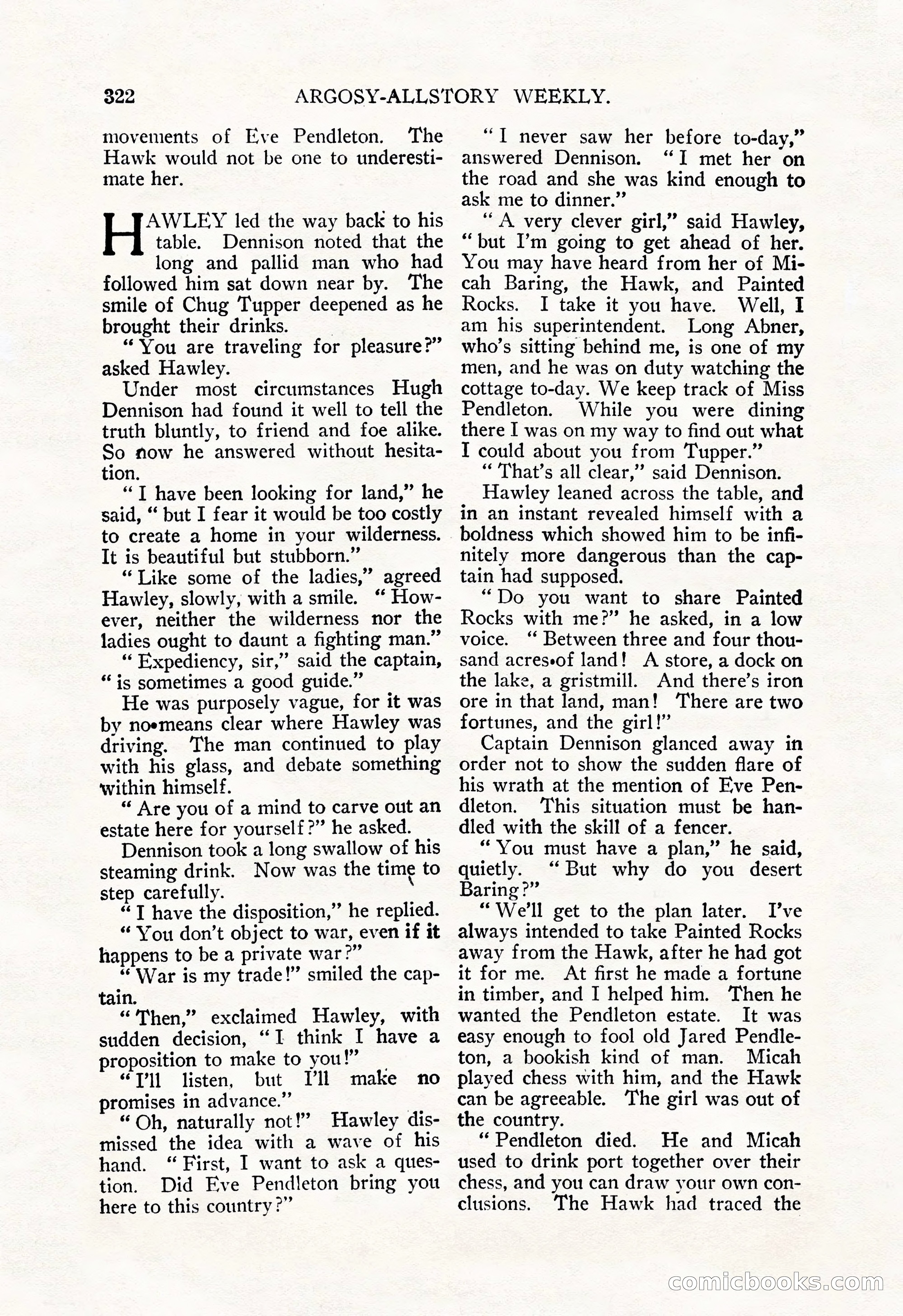 Argosy All-Story Weekly, December 29, 1928 — page 36 of 148