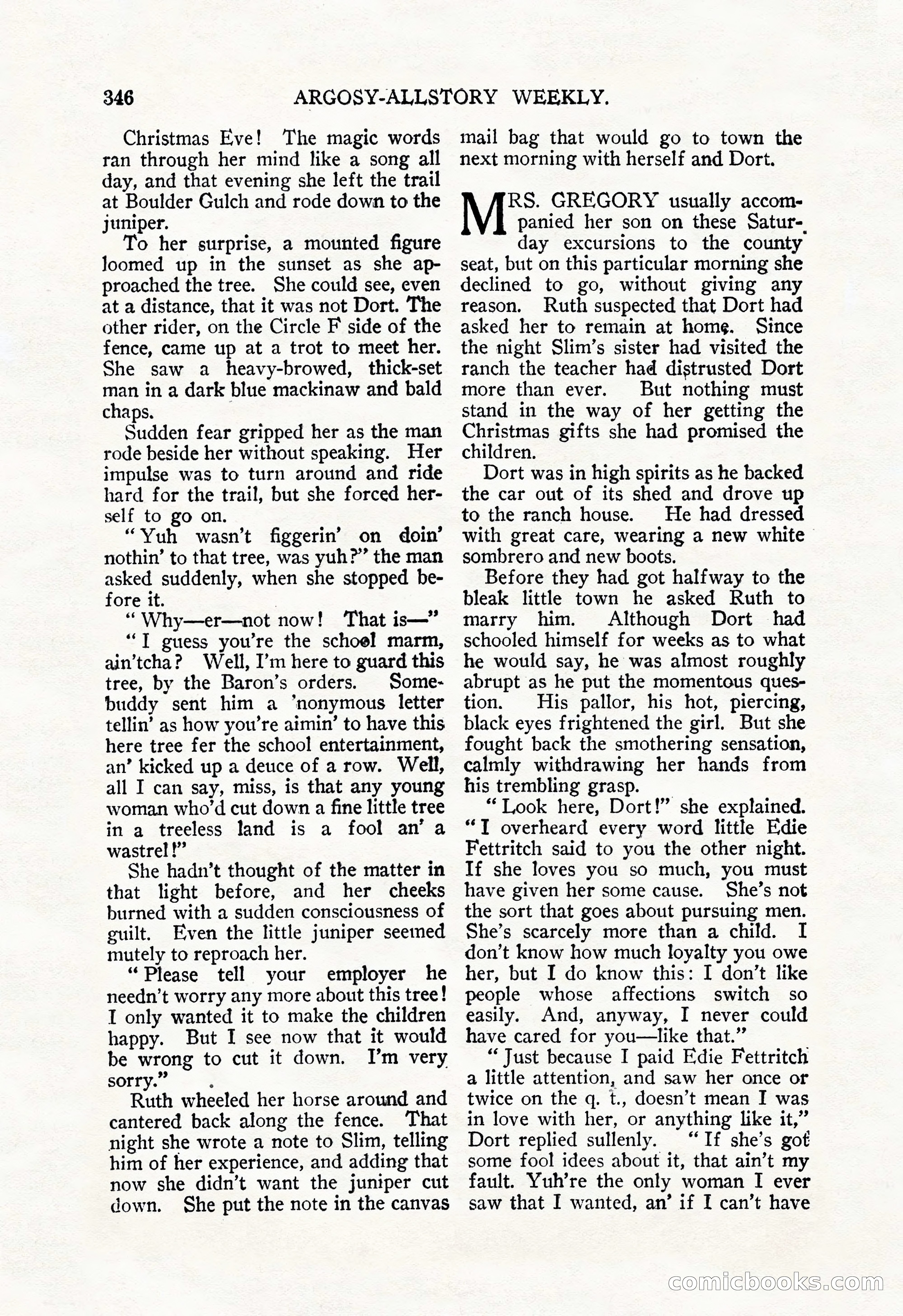 Argosy All-Story Weekly, December 29, 1928 — page 60 of 148
