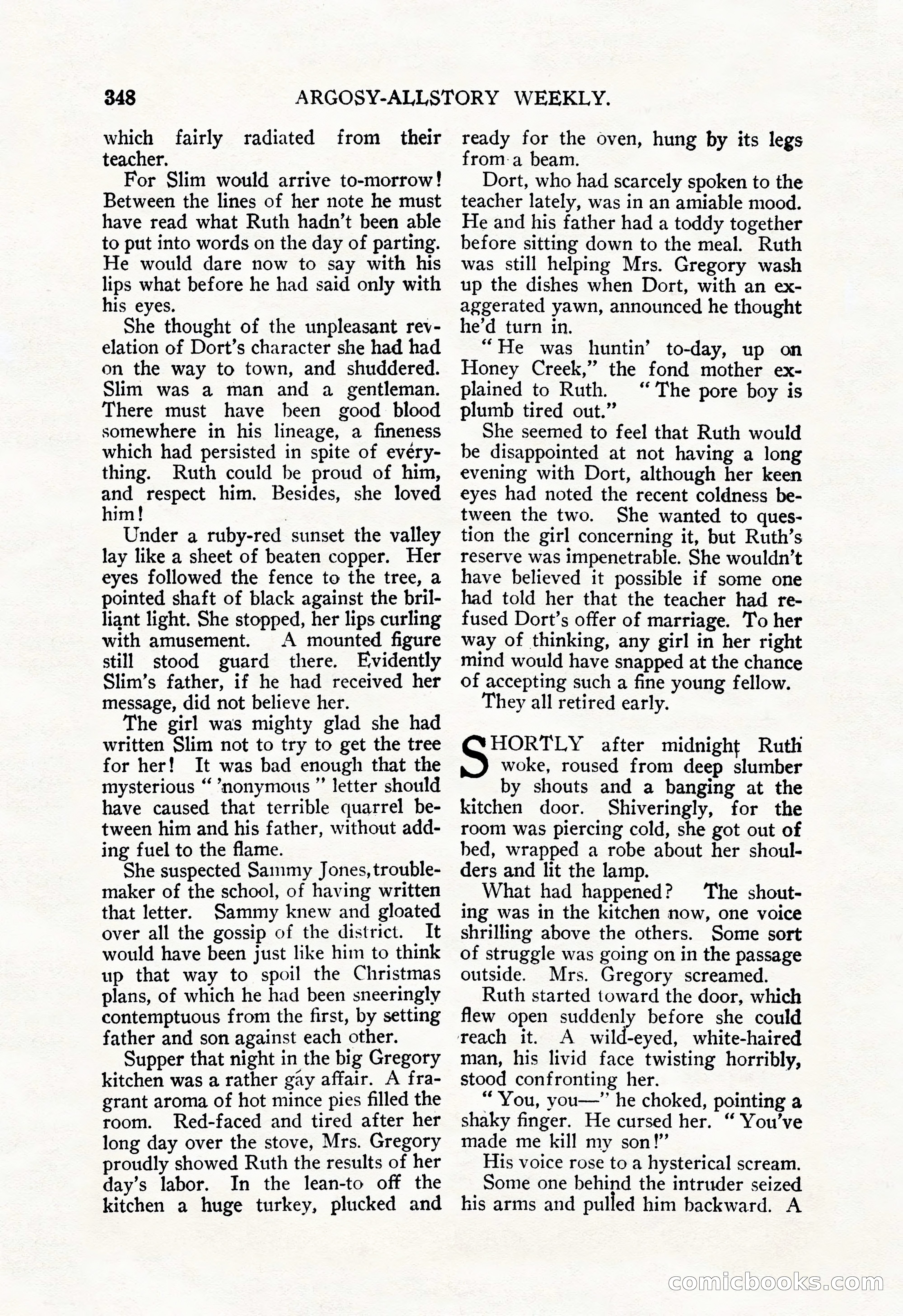 Argosy All-Story Weekly, December 29, 1928 — page 62 of 148