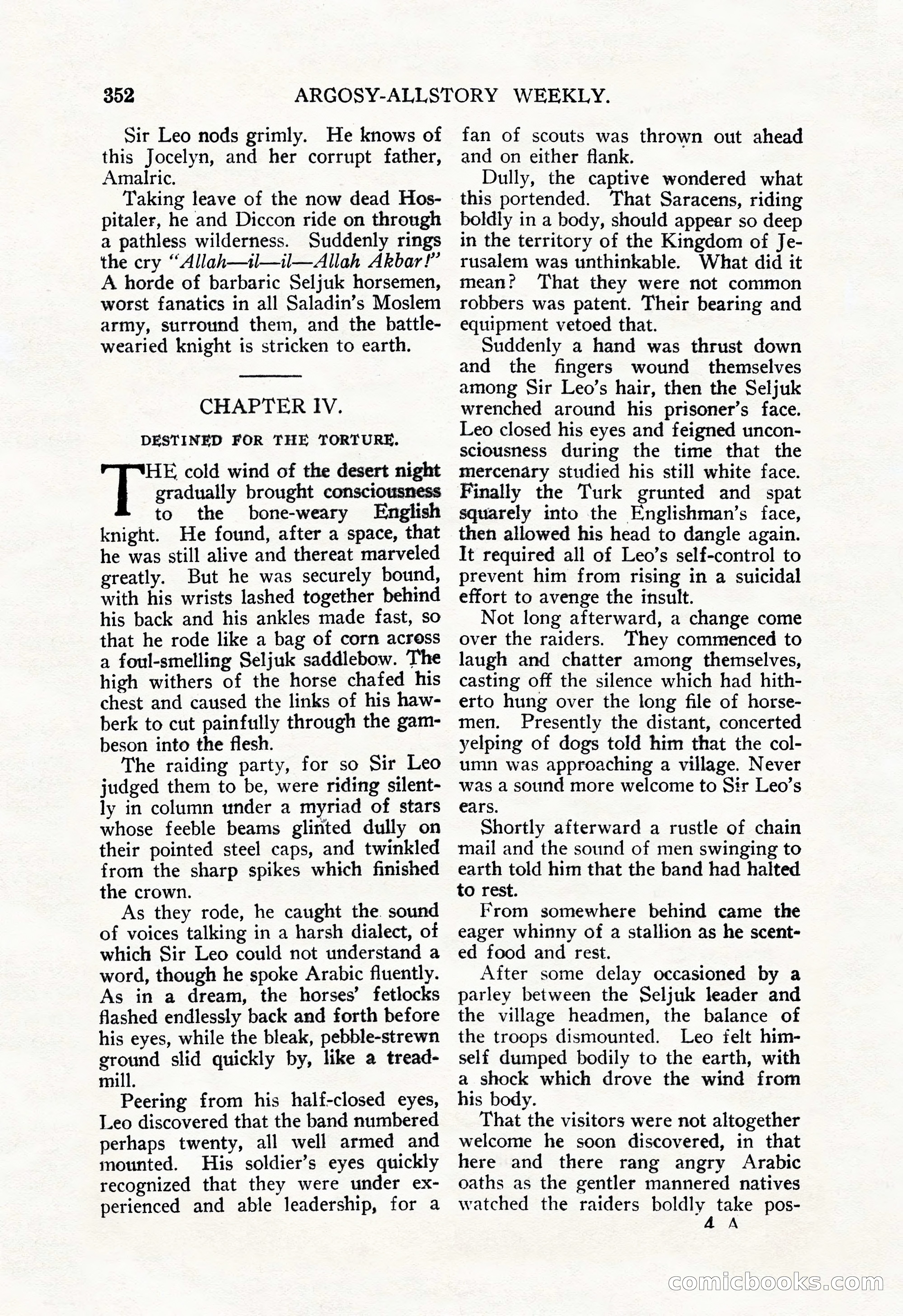 Argosy All-Story Weekly, December 29, 1928 — page 66 of 148
