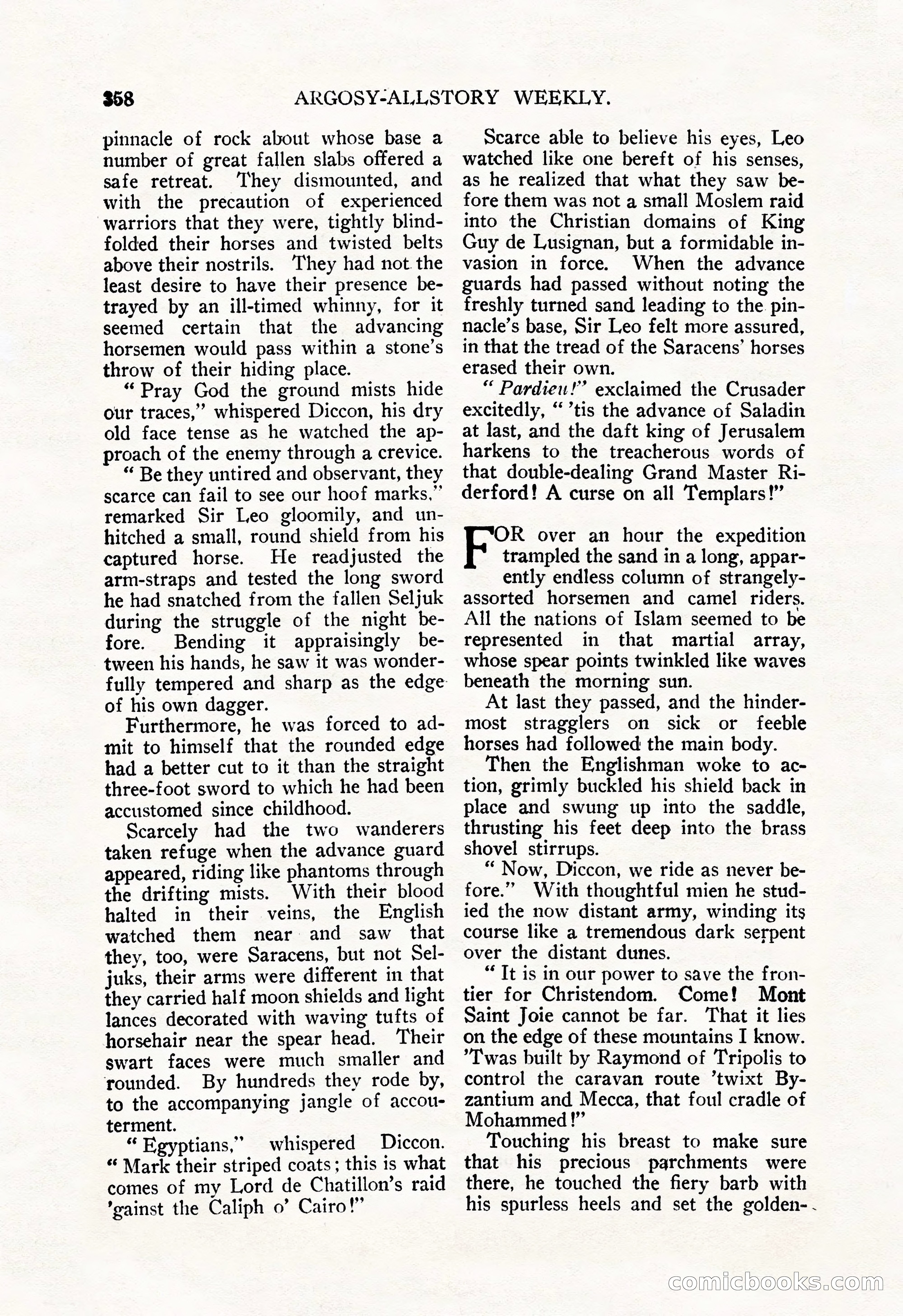 Argosy All-Story Weekly, December 29, 1928 — page 72 of 148