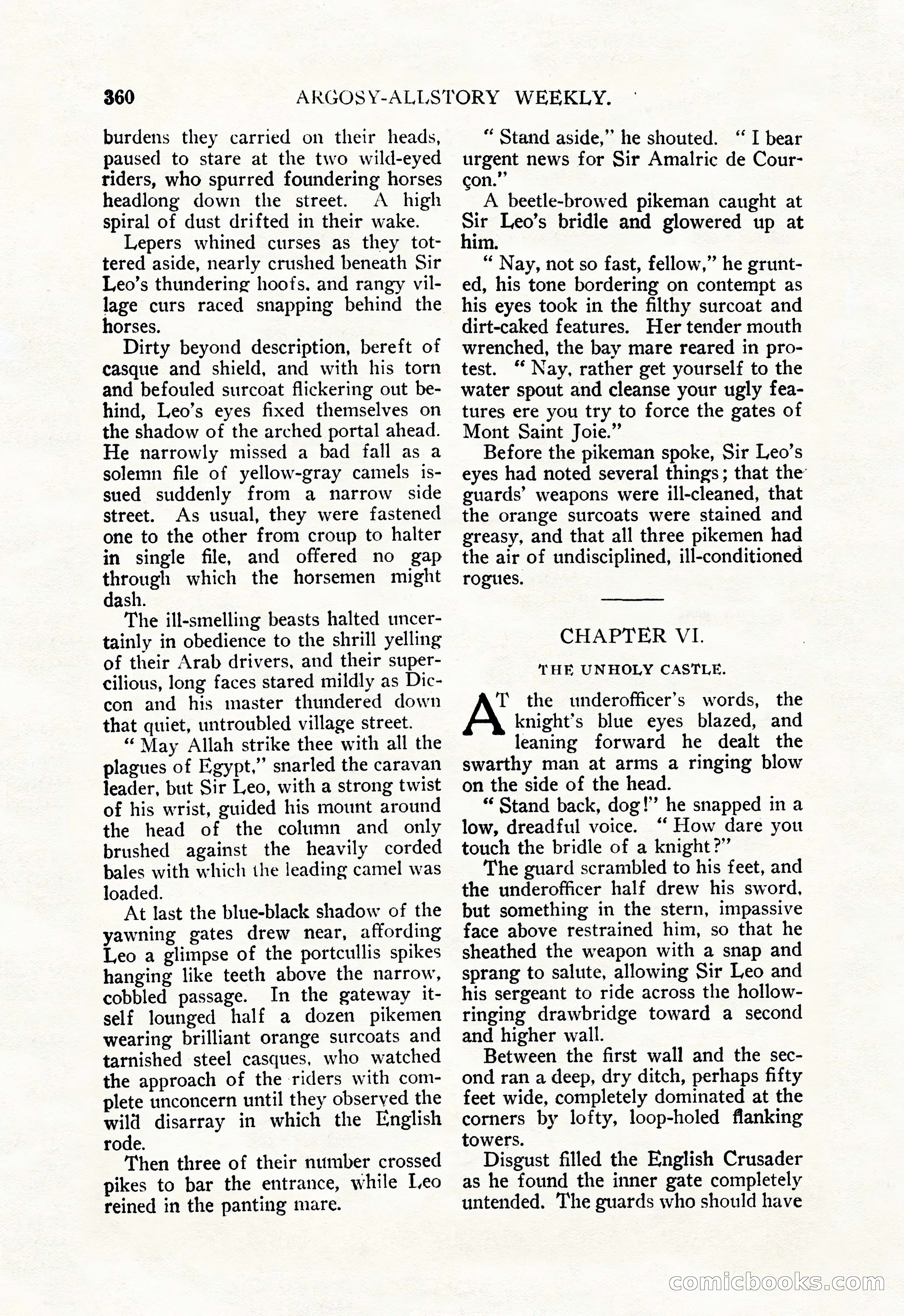 Argosy All-Story Weekly, December 29, 1928 — page 74 of 148