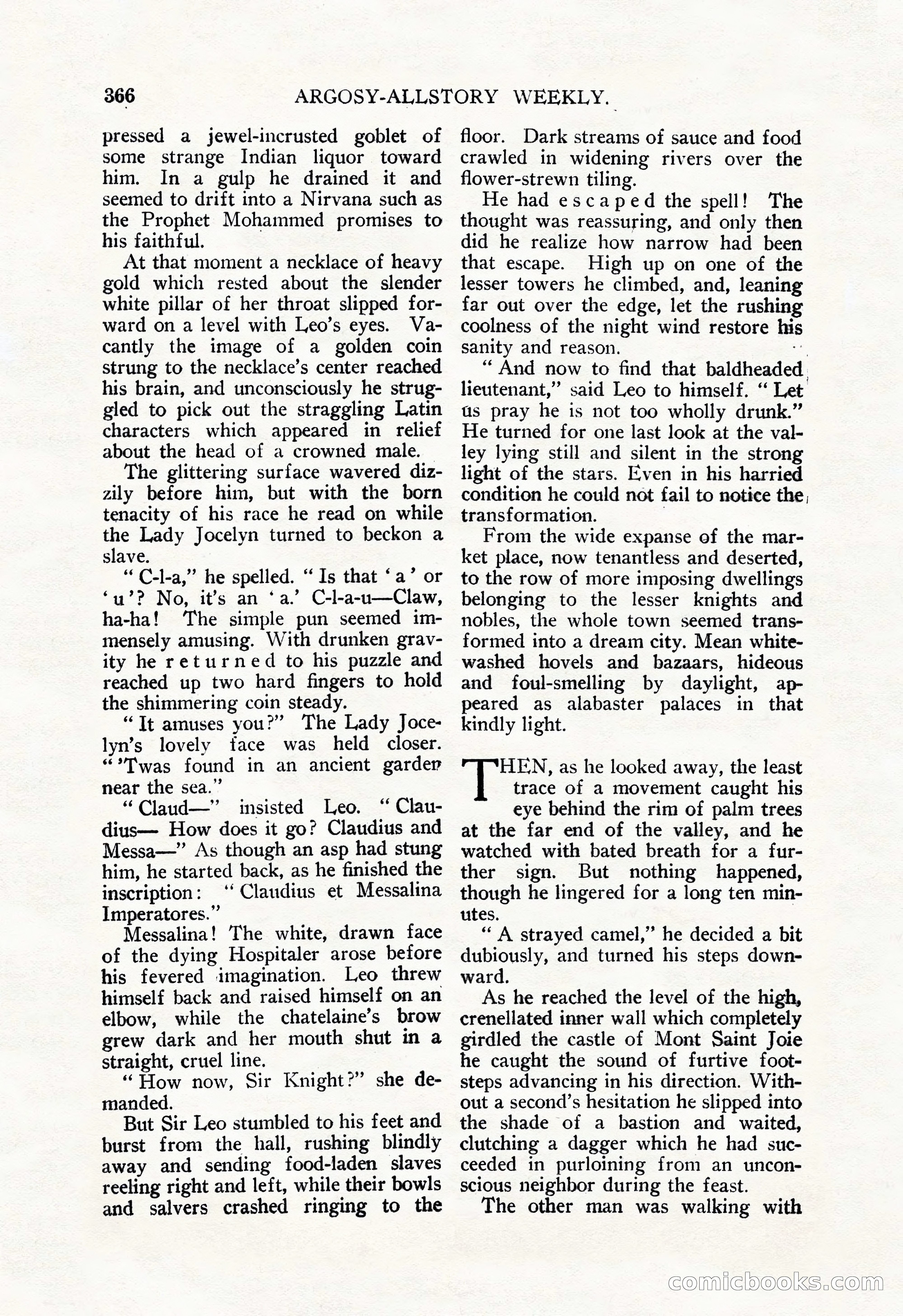 Argosy All-Story Weekly, December 29, 1928 — page 80 of 148