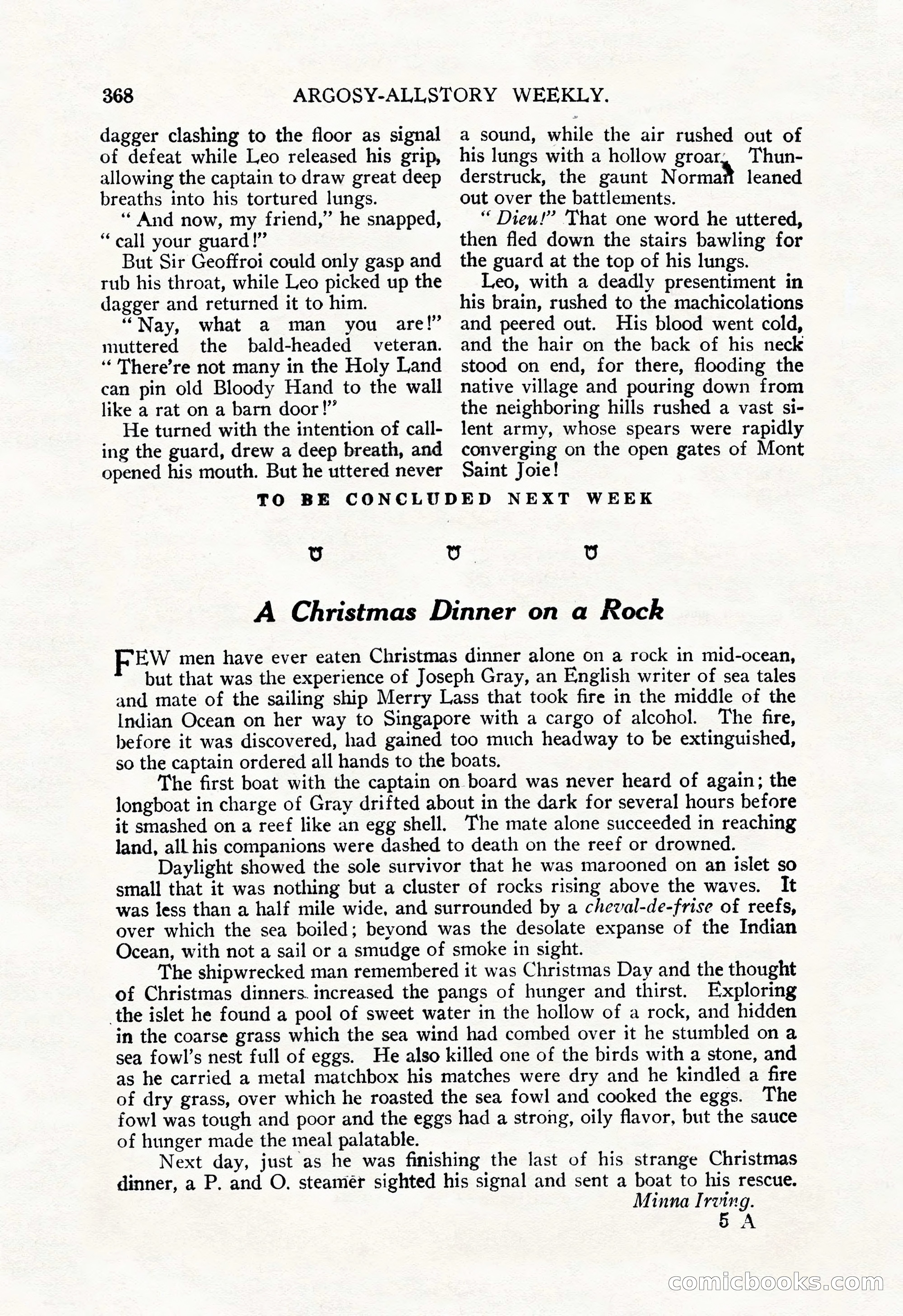 Argosy All-Story Weekly, December 29, 1928 — page 82 of 148