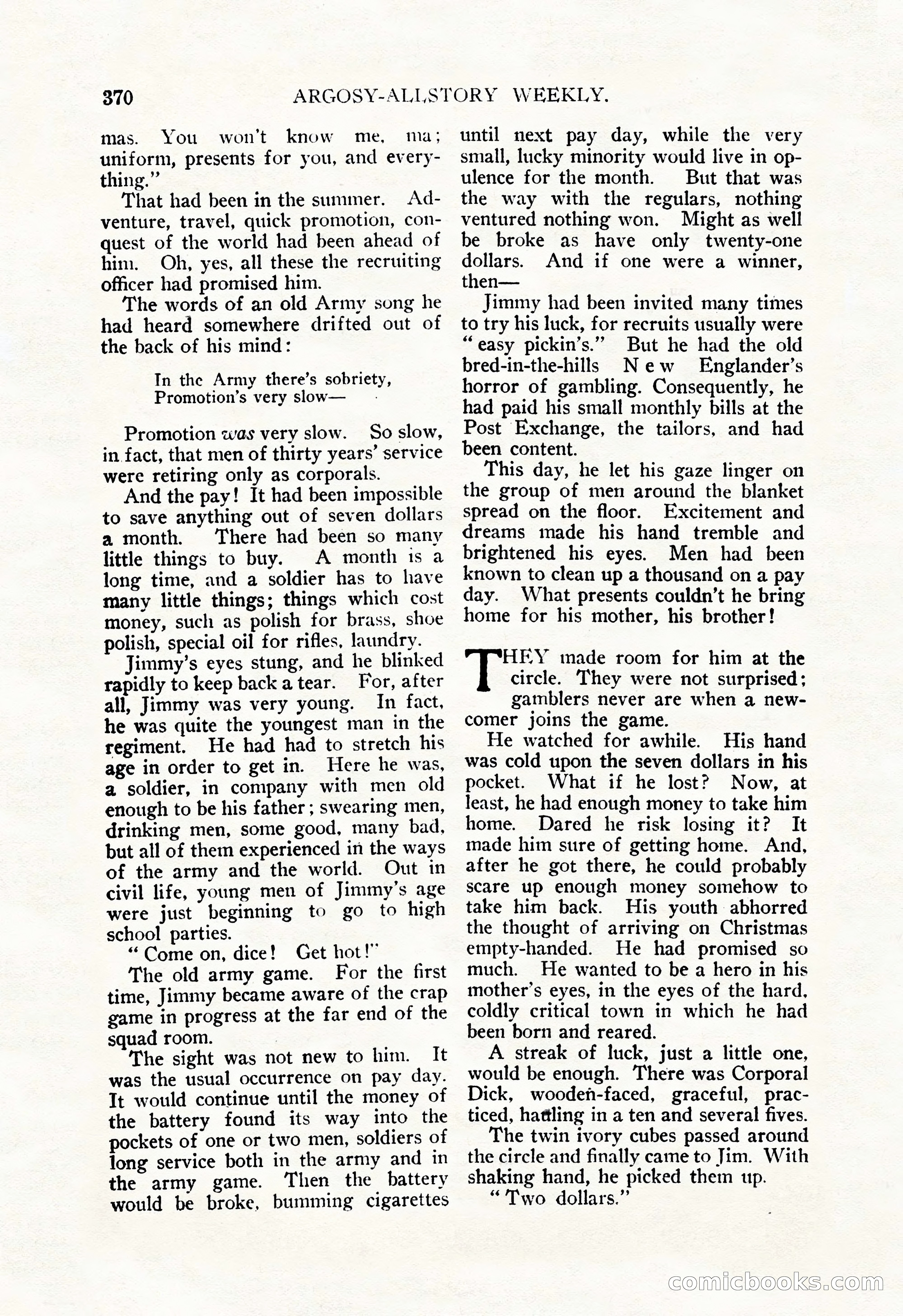 Argosy All-Story Weekly, December 29, 1928 — page 84 of 148
