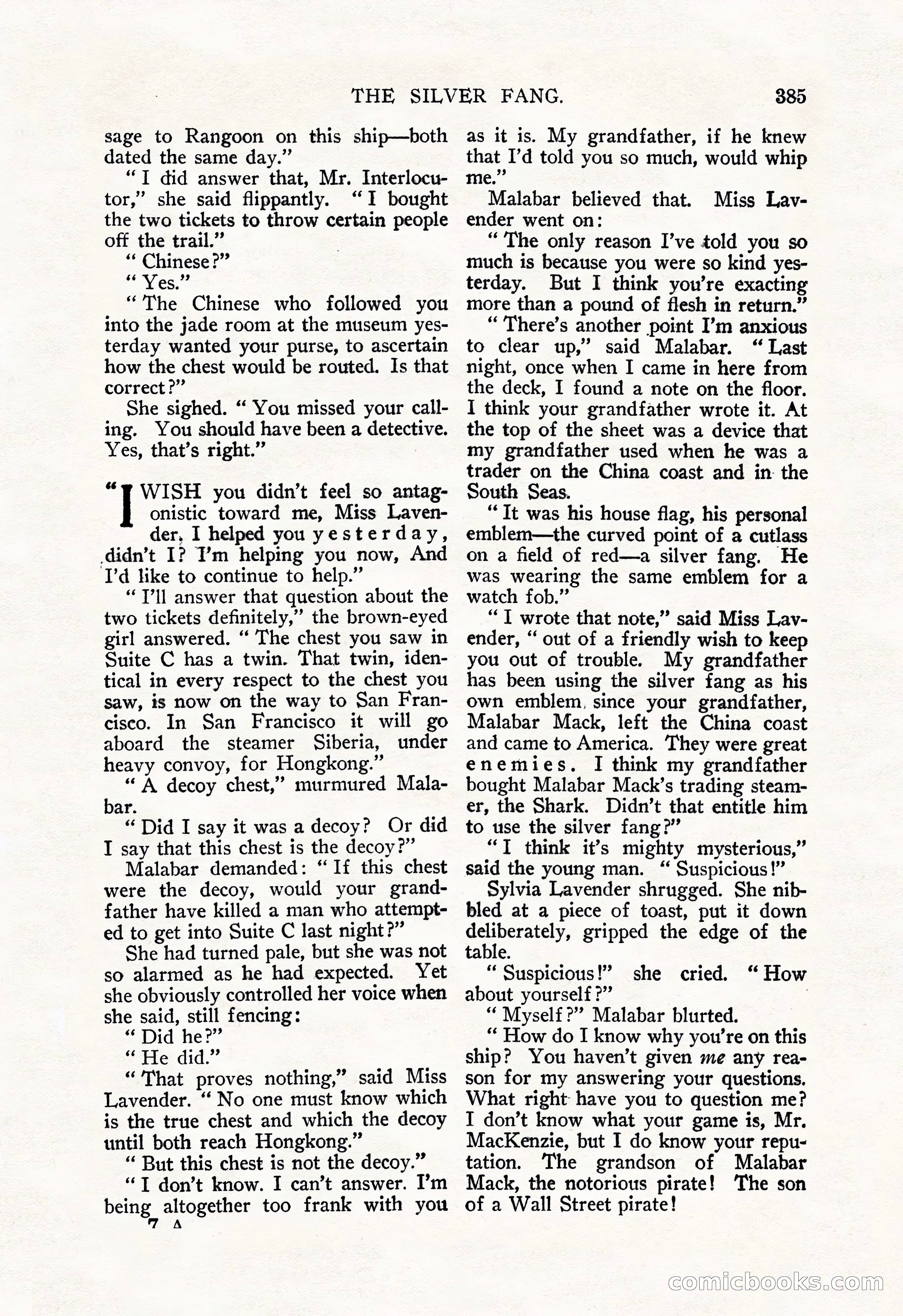 Argosy All-Story Weekly, December 29, 1928 — page 99 of 148