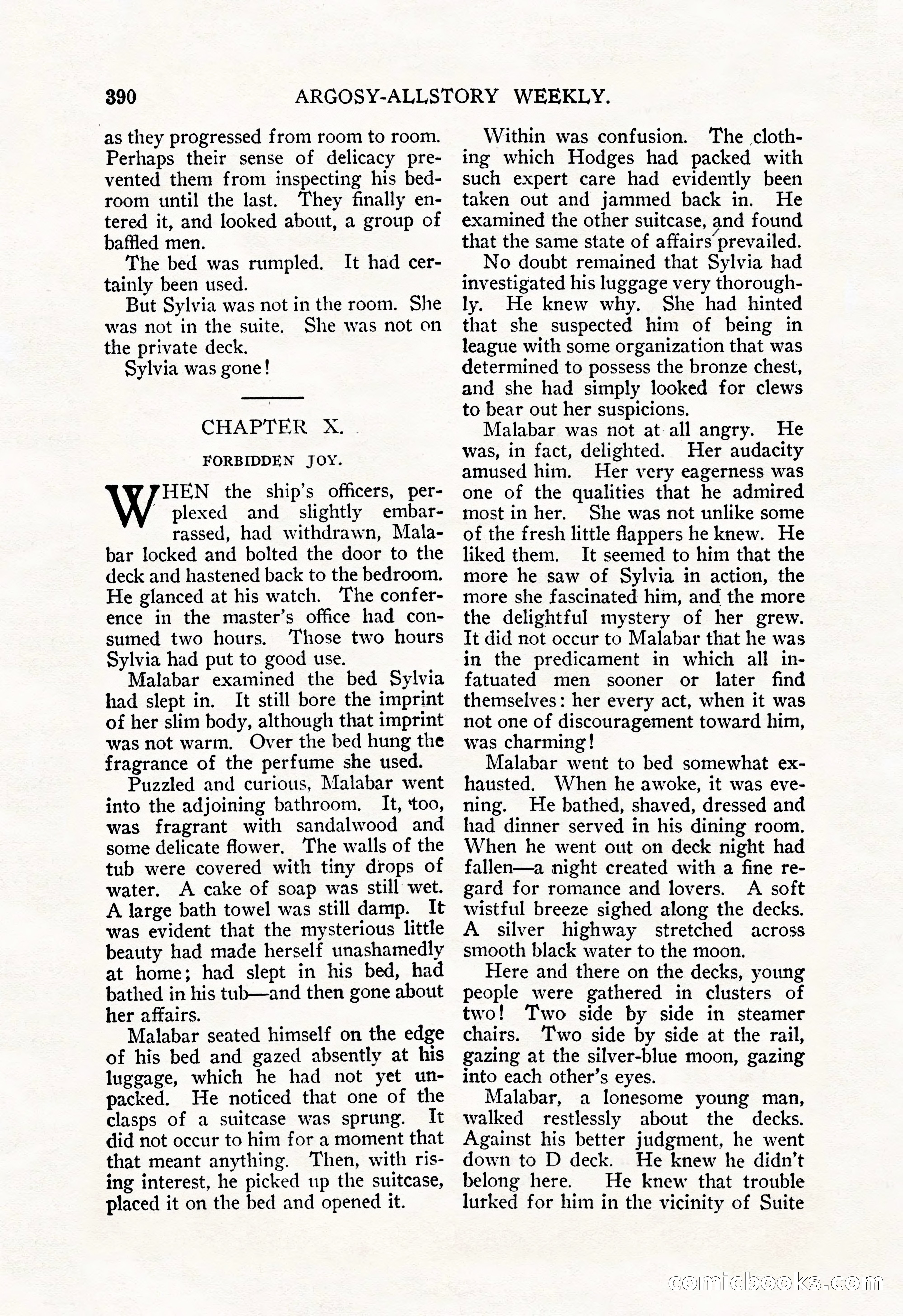 Argosy All-Story Weekly, December 29, 1928 — page 104 of 148