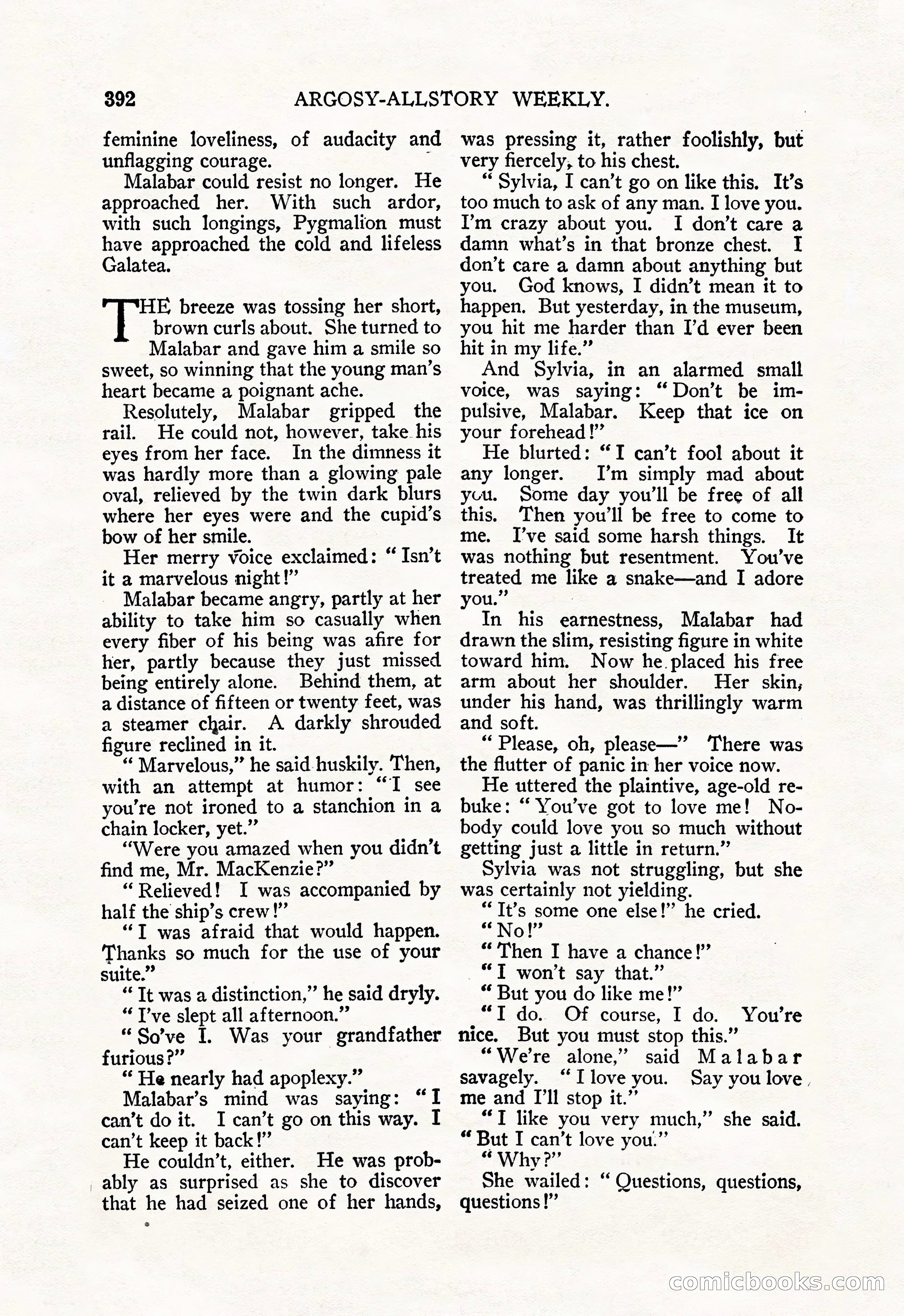 Argosy All-Story Weekly, December 29, 1928 — page 106 of 148