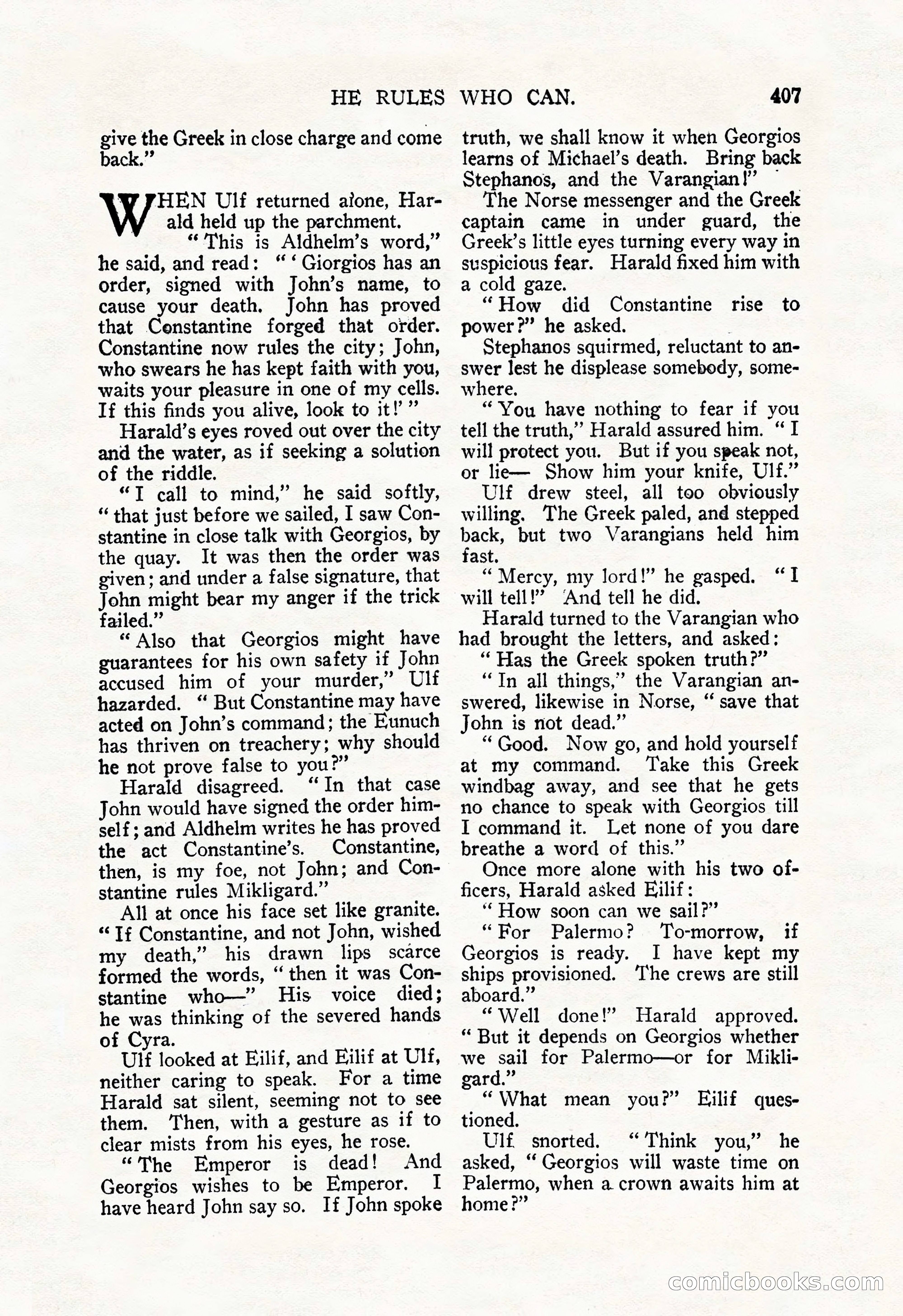 Argosy All-Story Weekly, December 29, 1928 — page 121 of 148