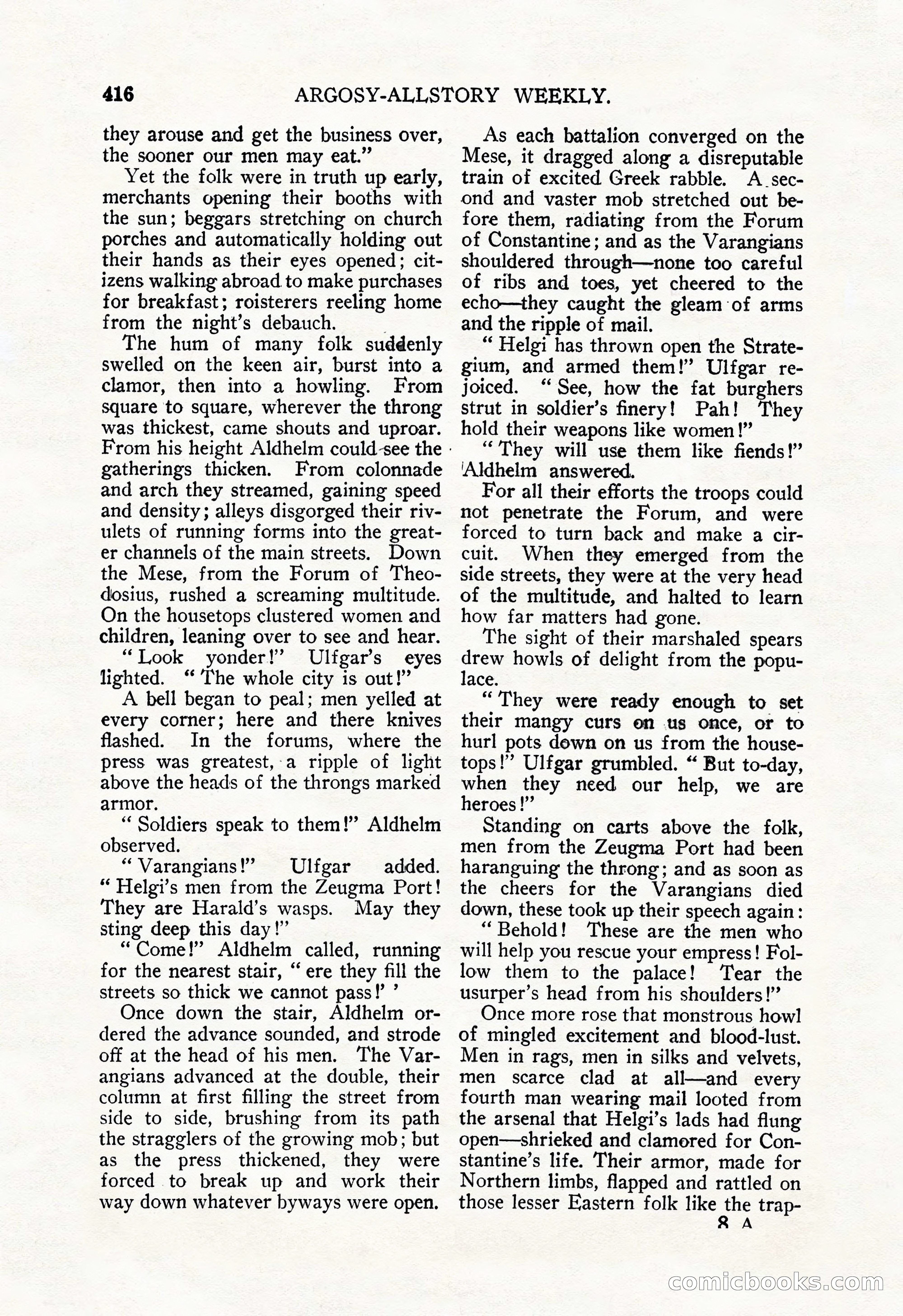 Argosy All-Story Weekly, December 29, 1928 — page 130 of 148