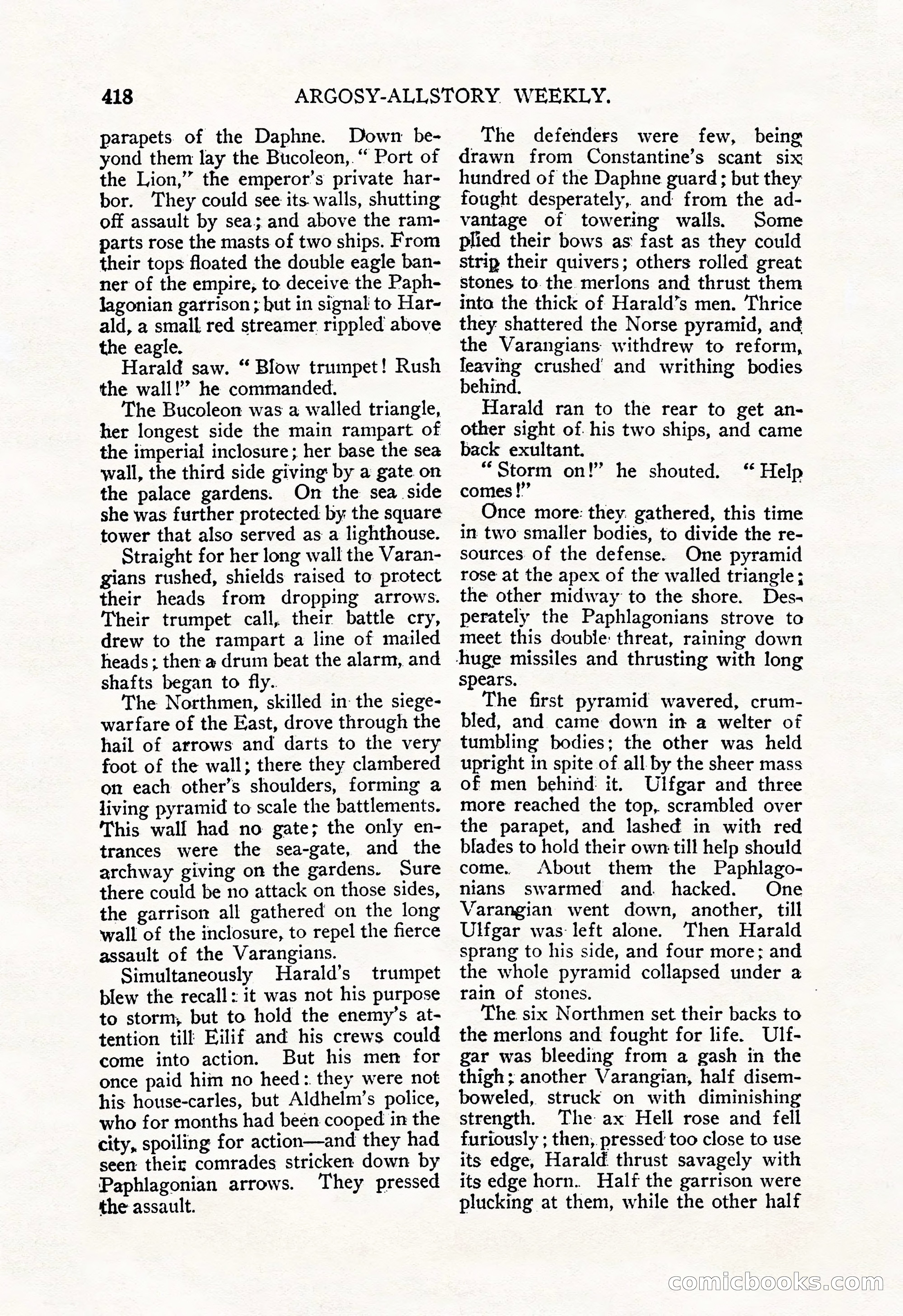 Argosy All-Story Weekly, December 29, 1928 — page 132 of 148