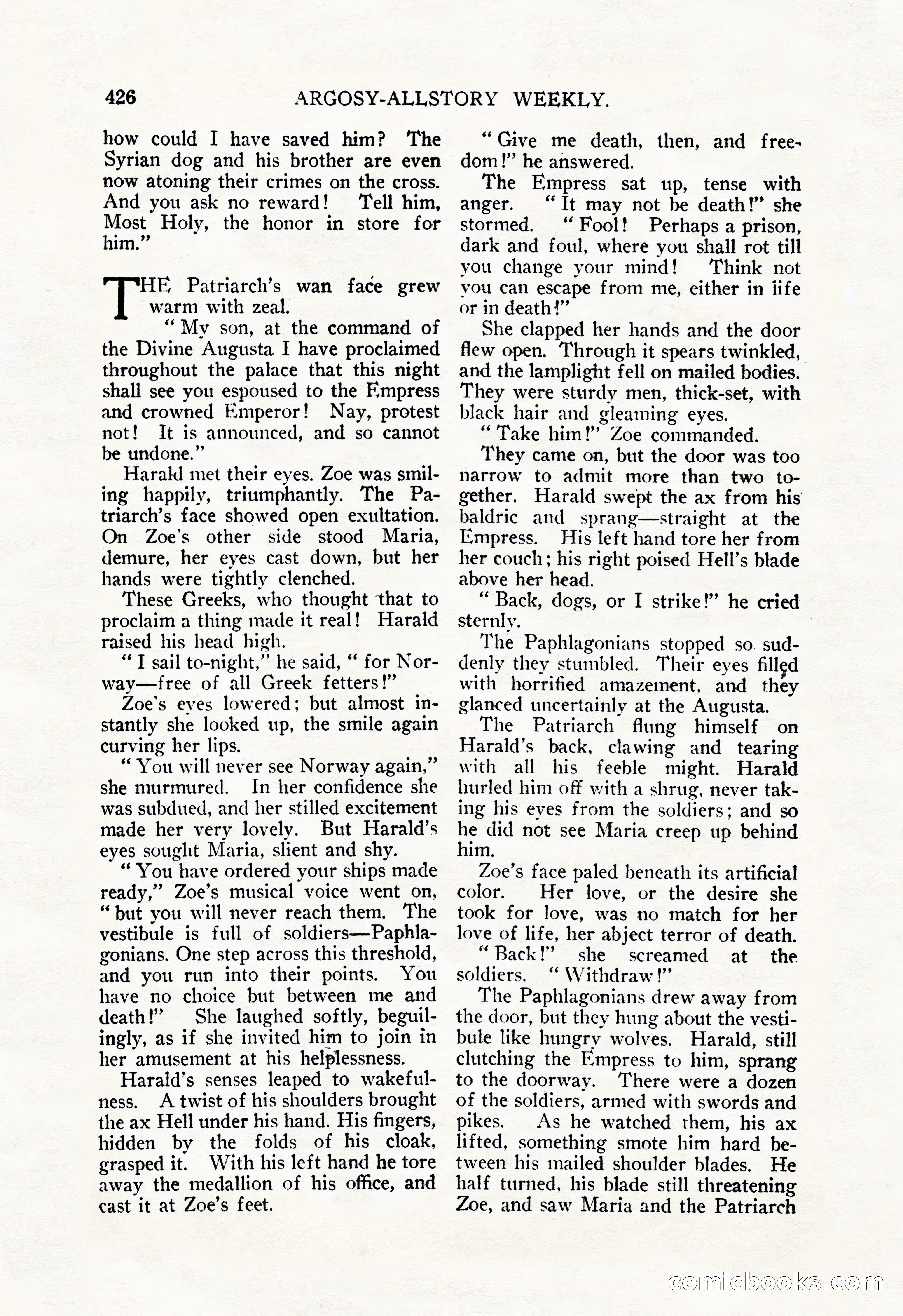 Argosy All-Story Weekly, December 29, 1928 — page 140 of 148