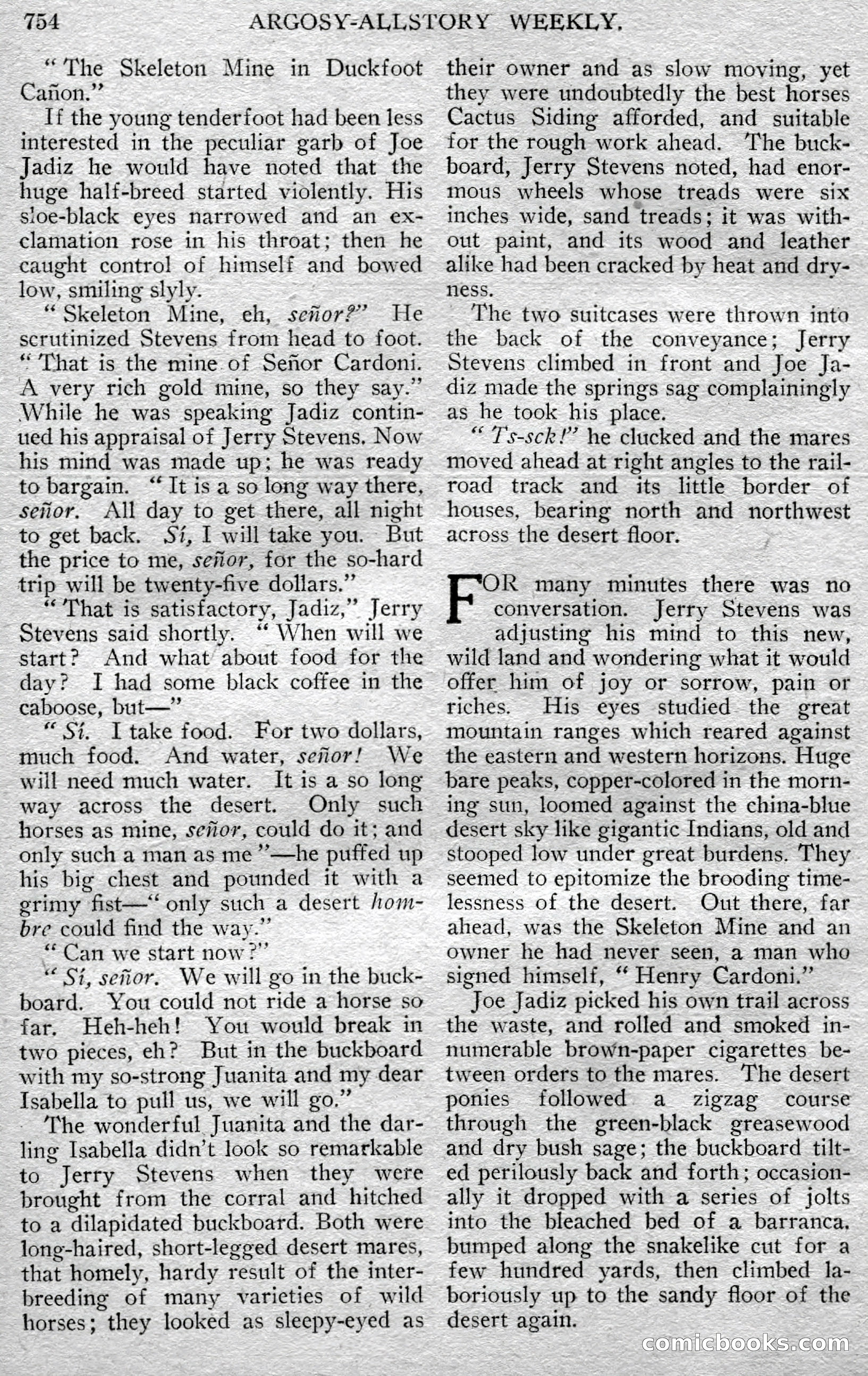 Argosy All-Story Weekly — page 38 of 150