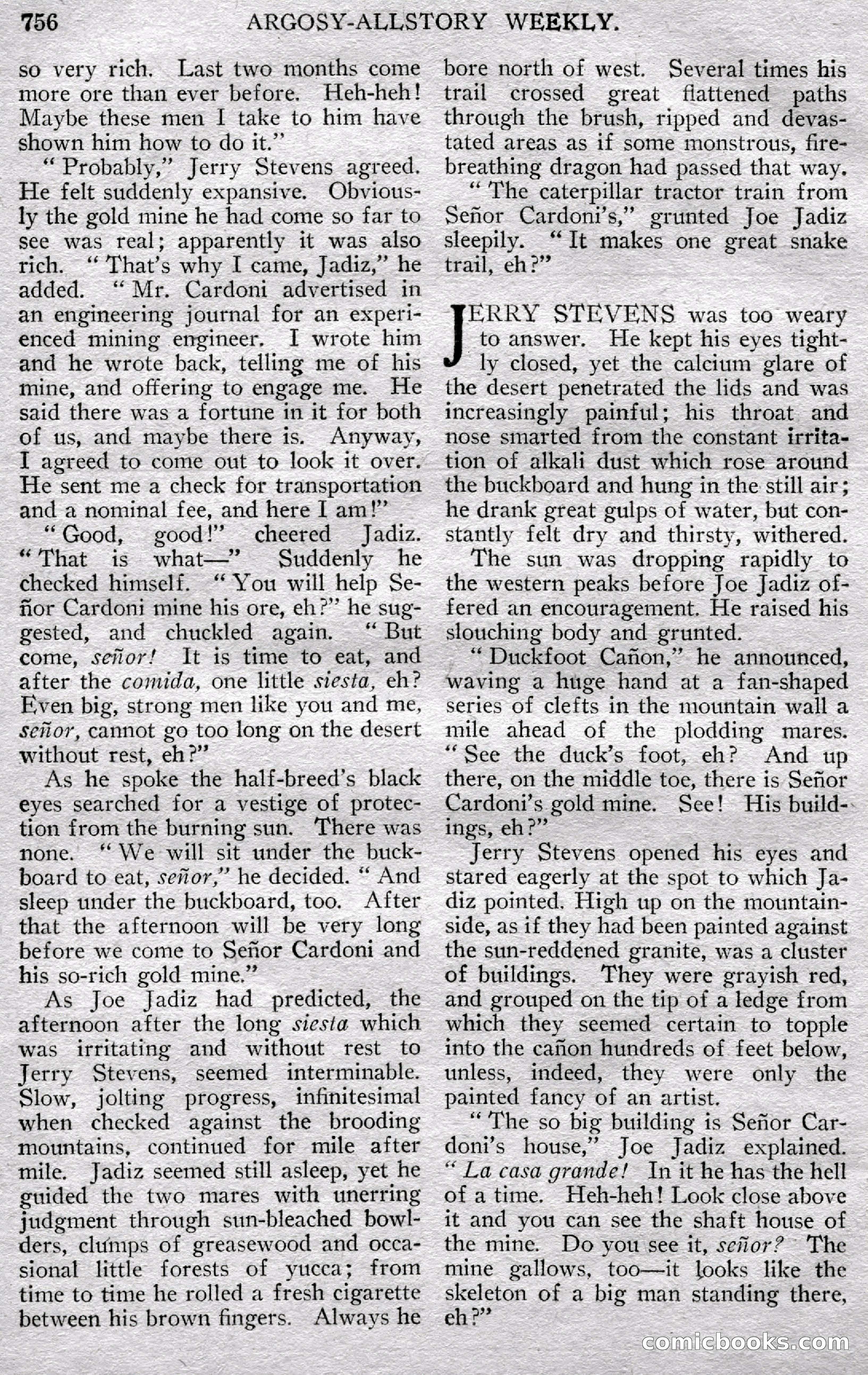 Argosy All-Story Weekly — page 40 of 150