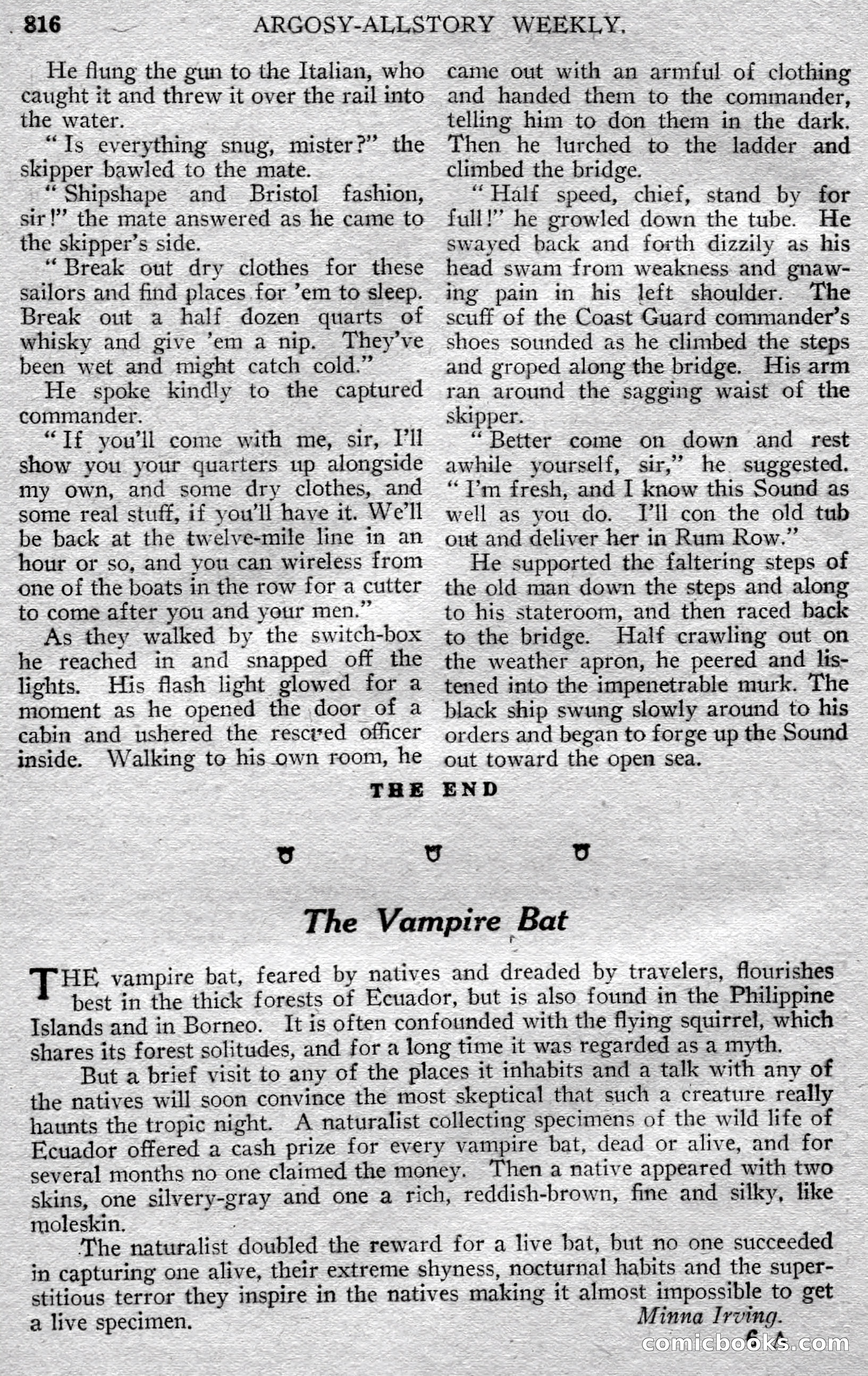 Argosy All-Story Weekly — page 100 of 150