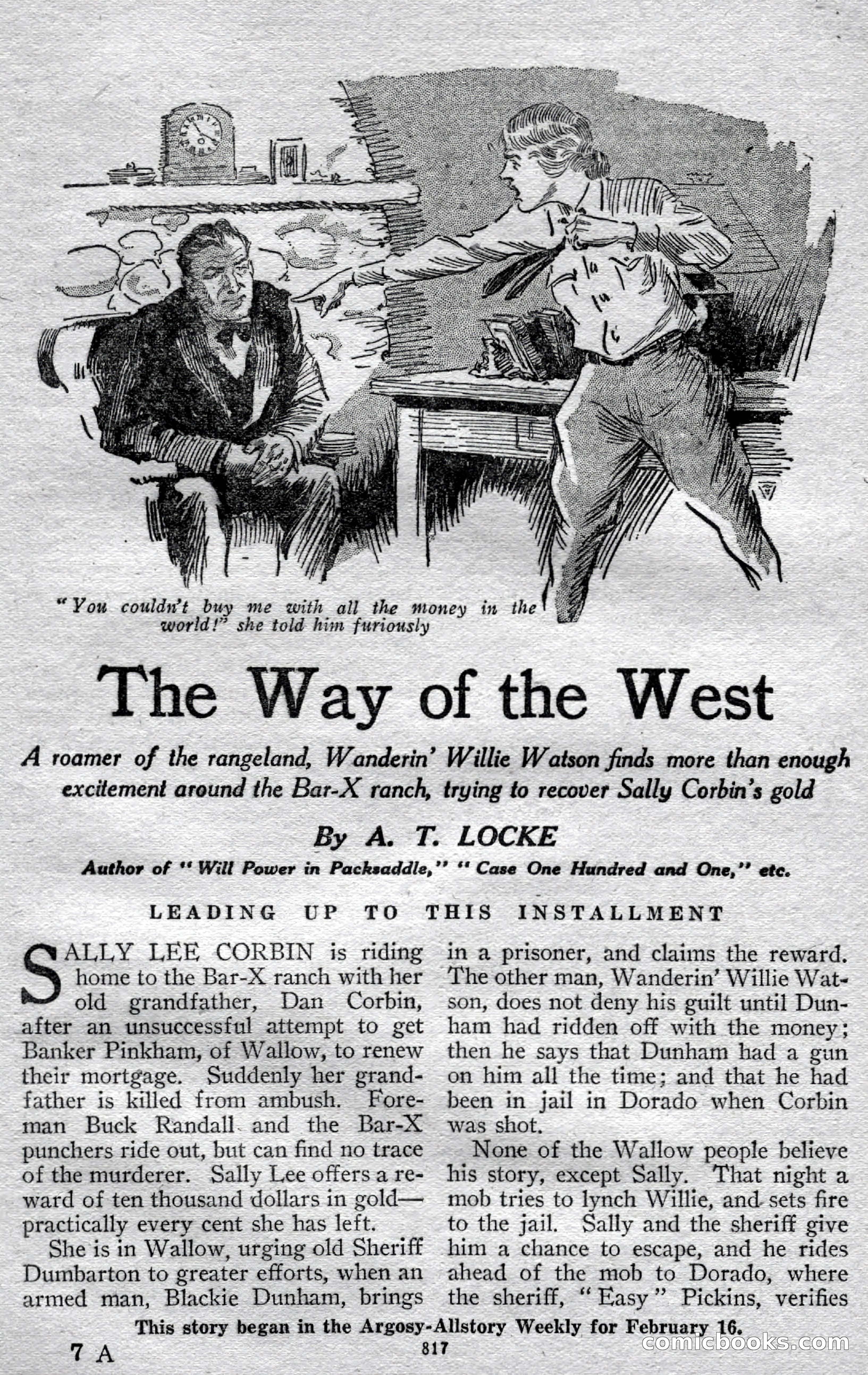 Argosy All-Story Weekly — page 101 of 150
