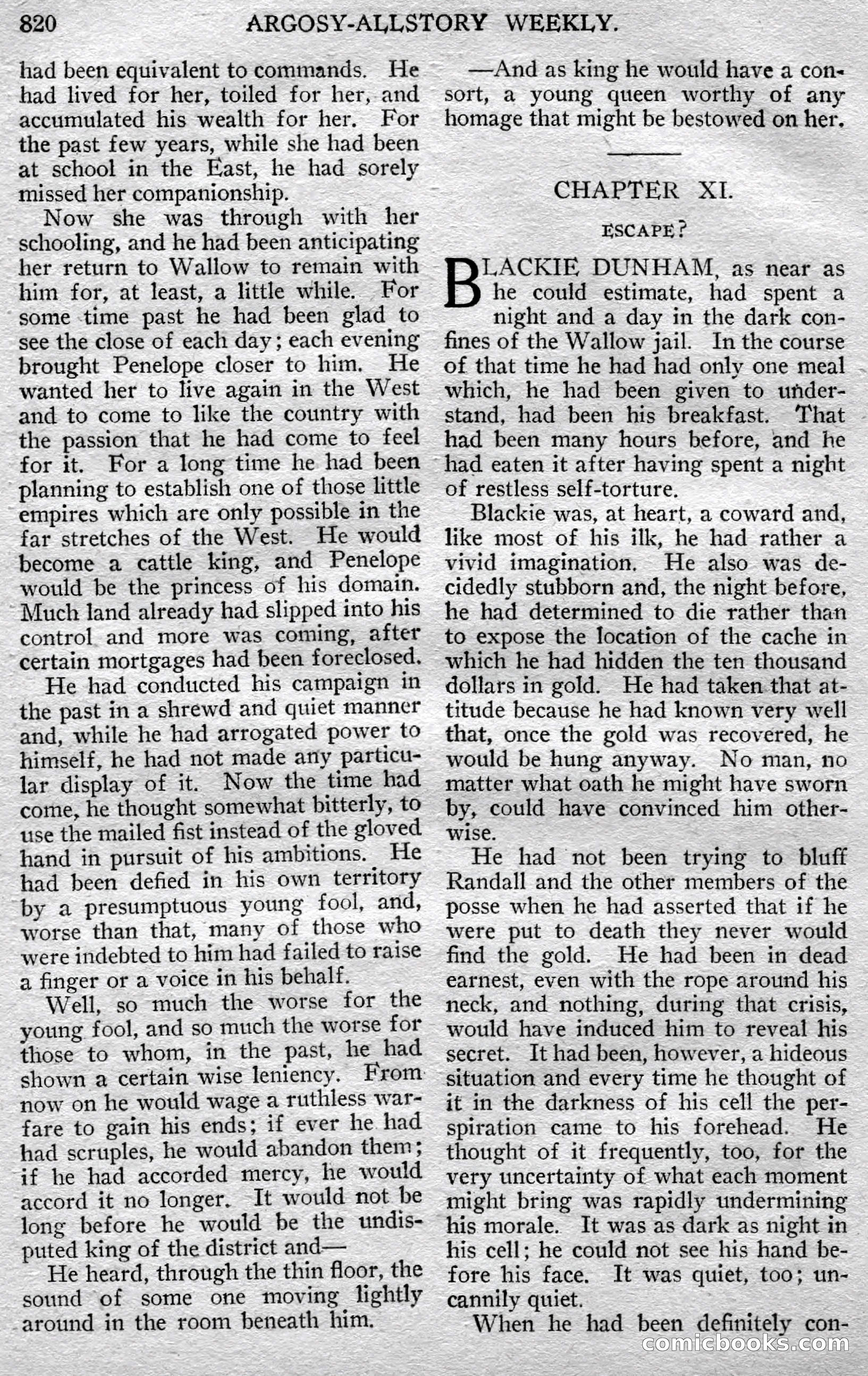 Argosy All-Story Weekly — page 104 of 150