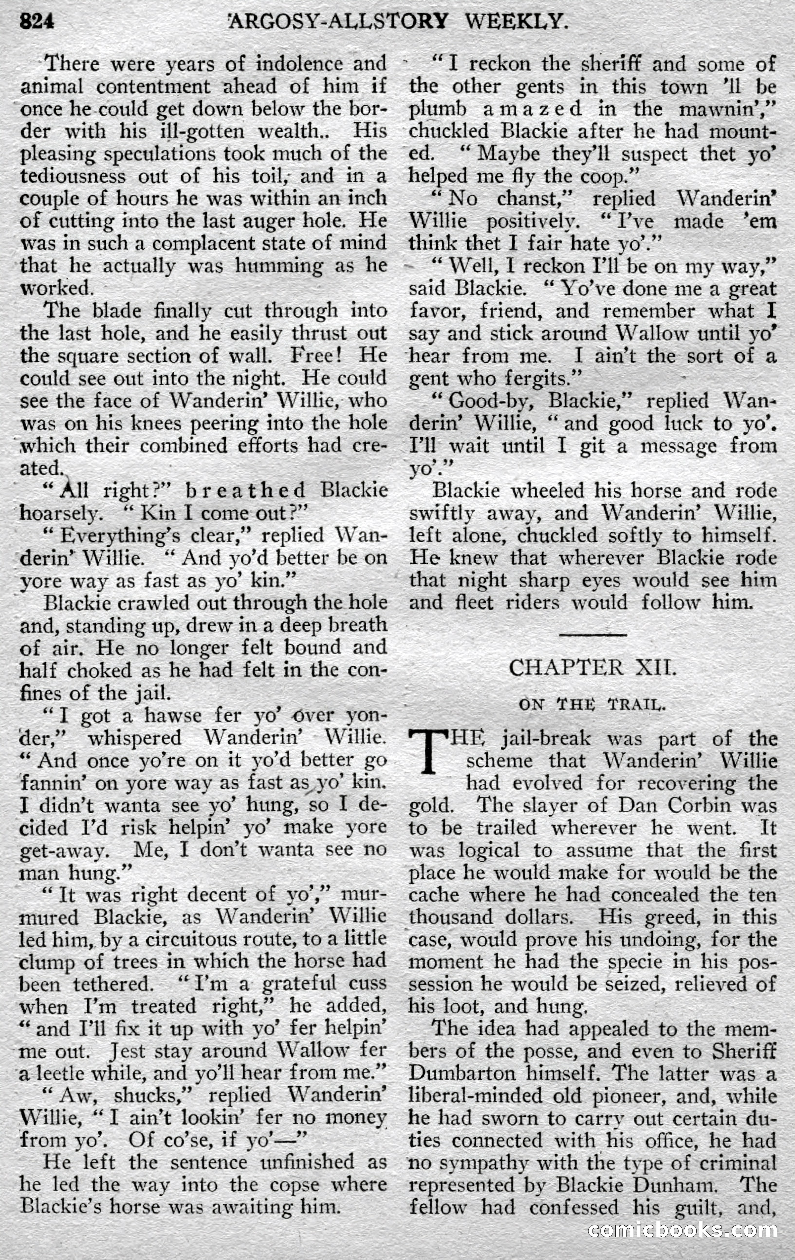 Argosy All-Story Weekly — page 108 of 150