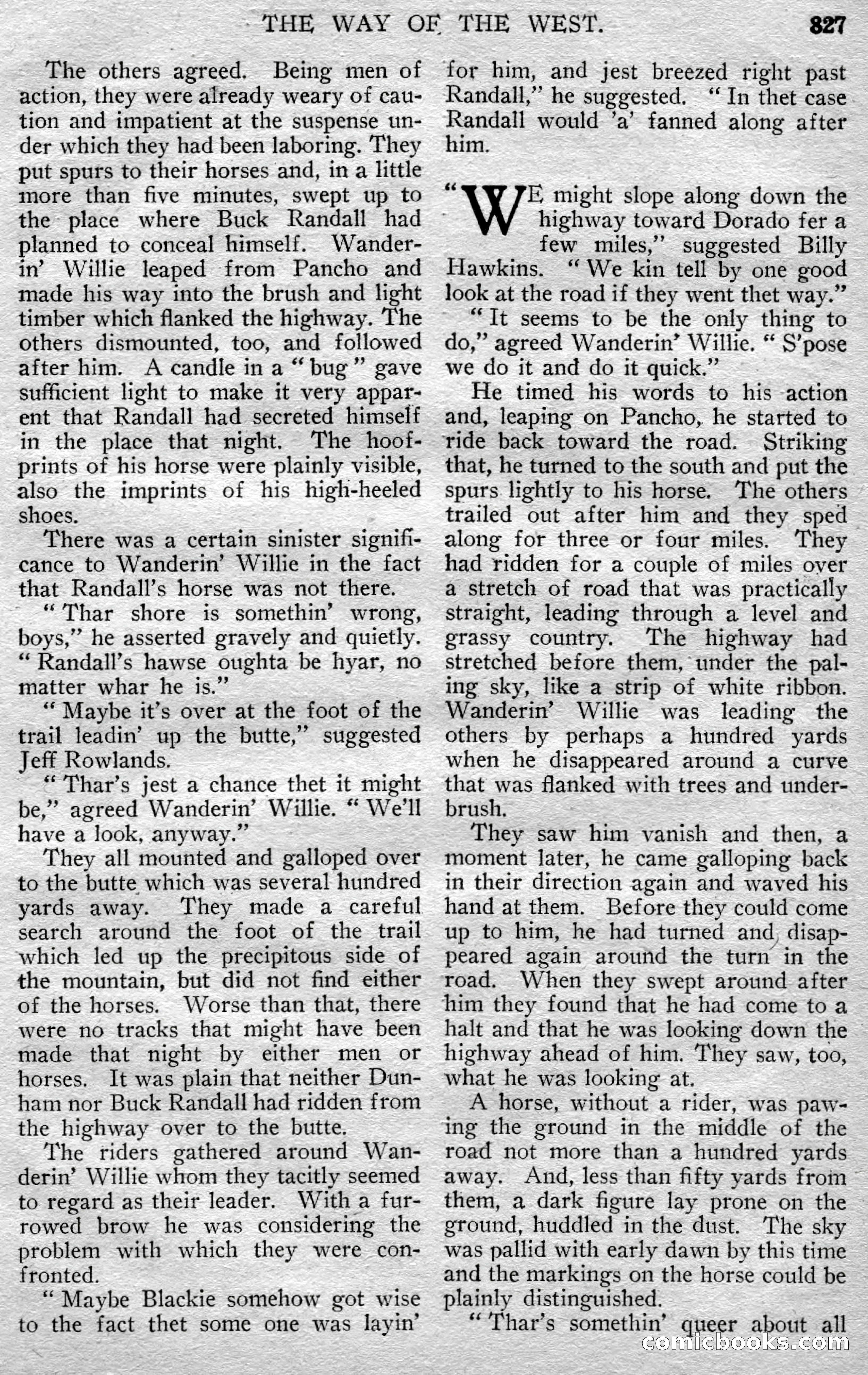 Argosy All-Story Weekly — page 111 of 150