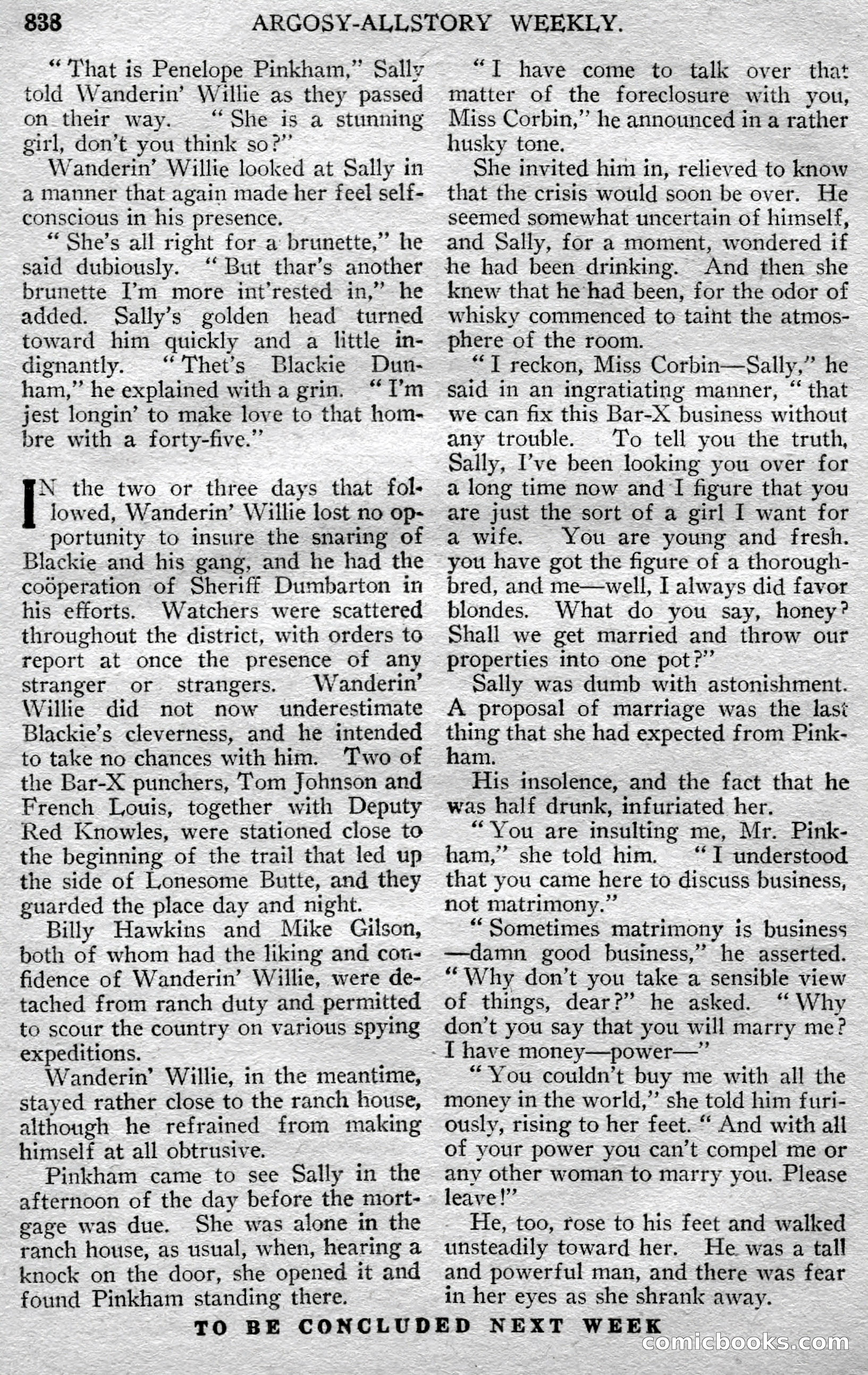 Argosy All-Story Weekly — page 122 of 150