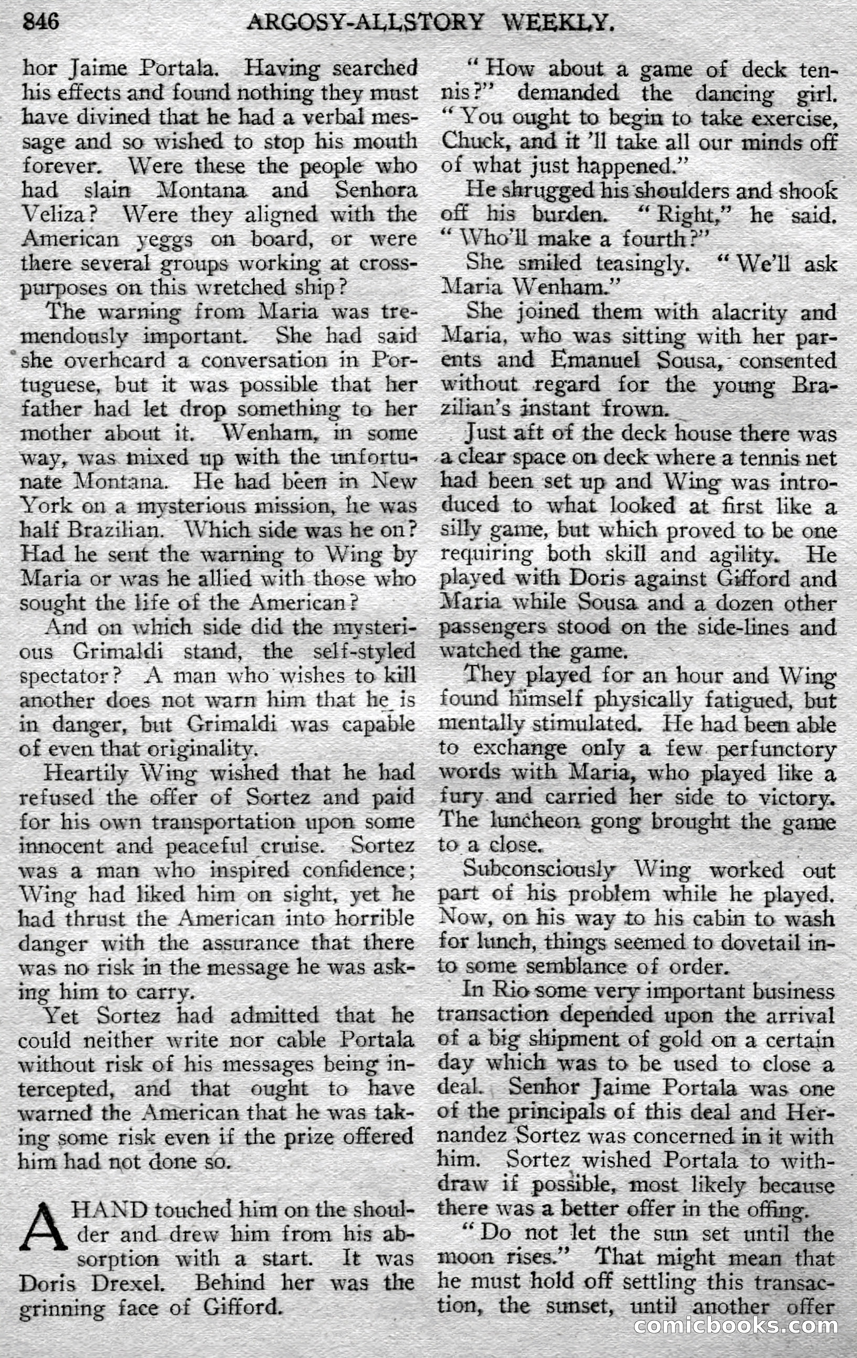Argosy All-Story Weekly — page 130 of 150