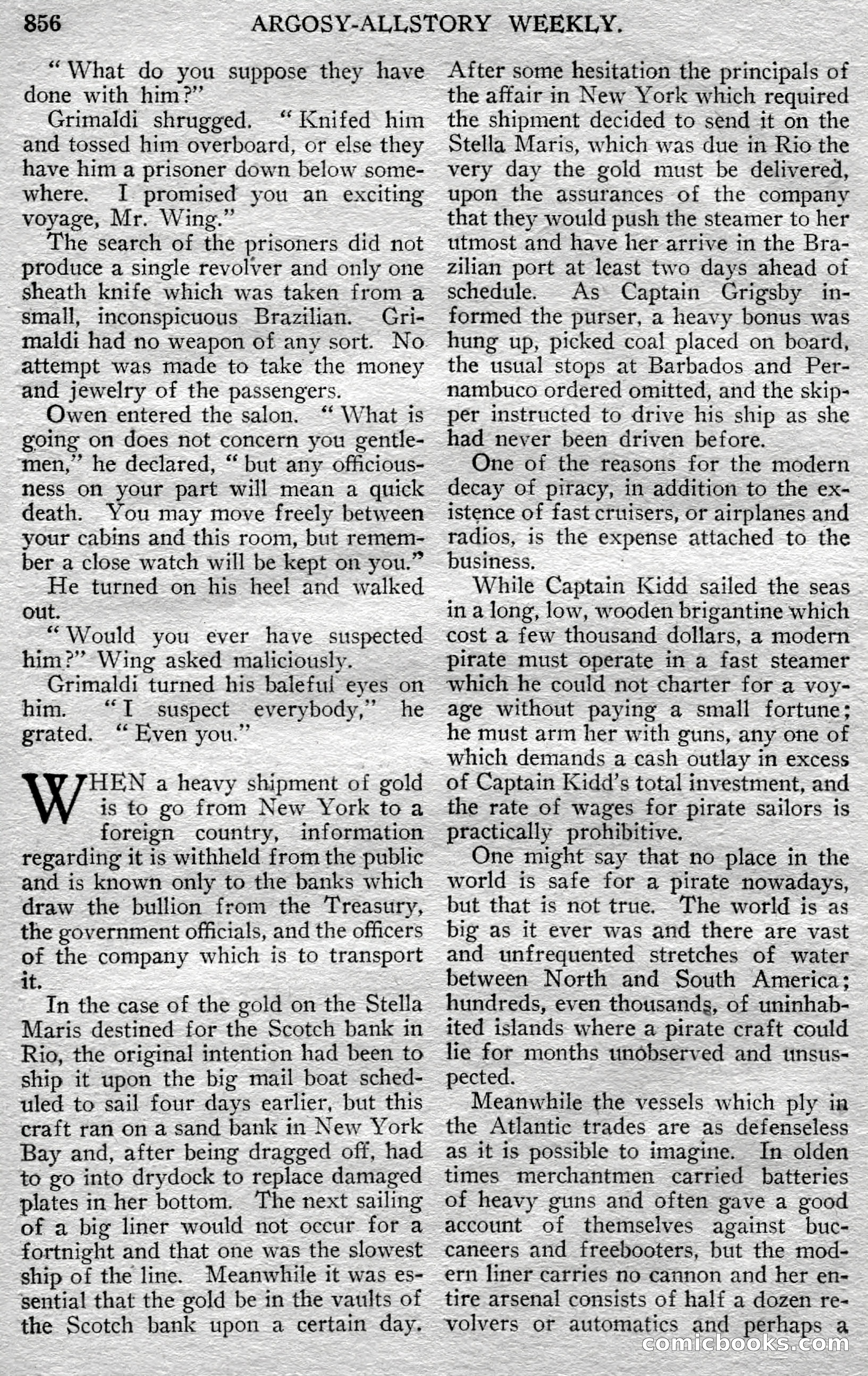 Argosy All-Story Weekly — page 140 of 150