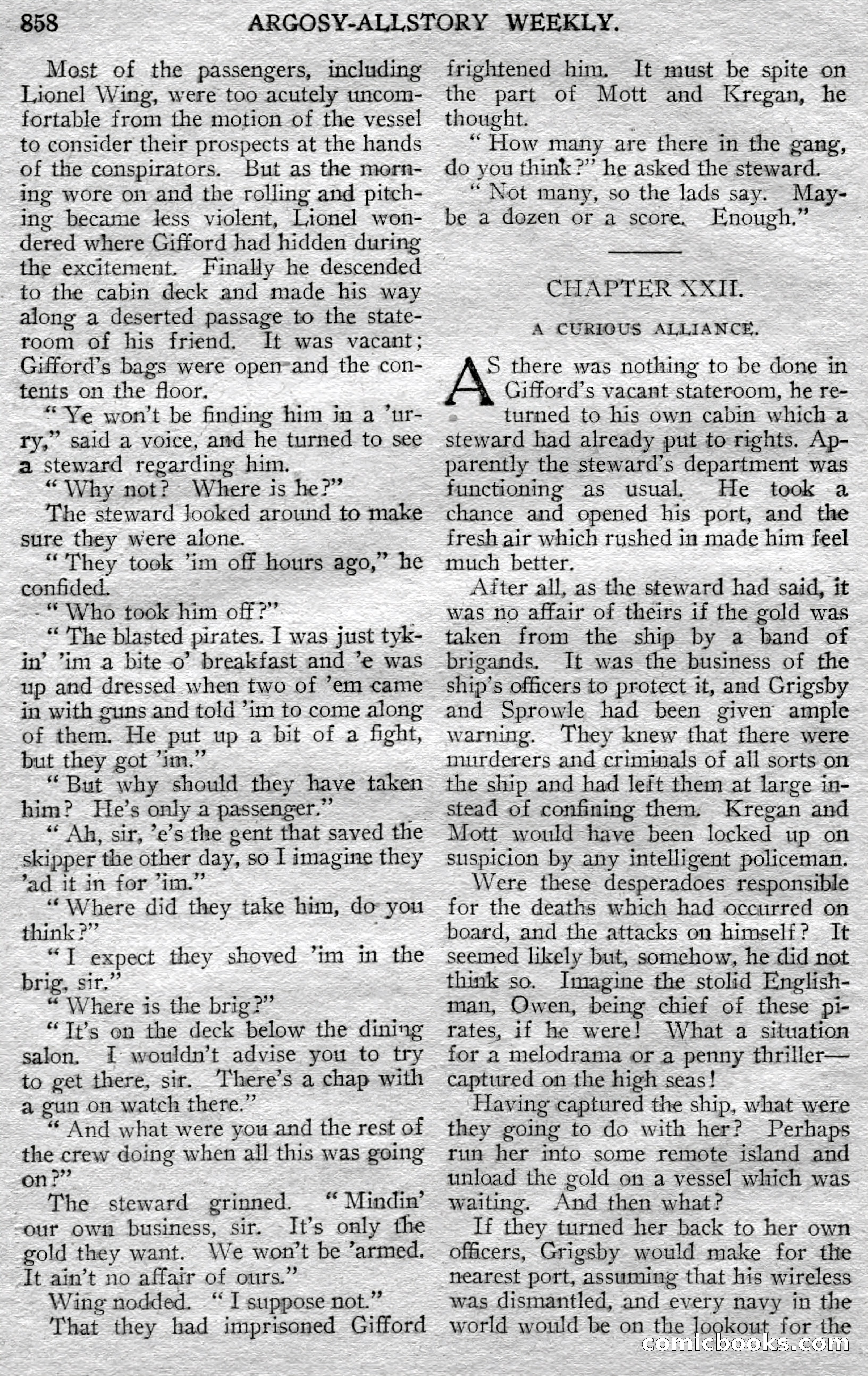 Argosy All-Story Weekly — page 142 of 150