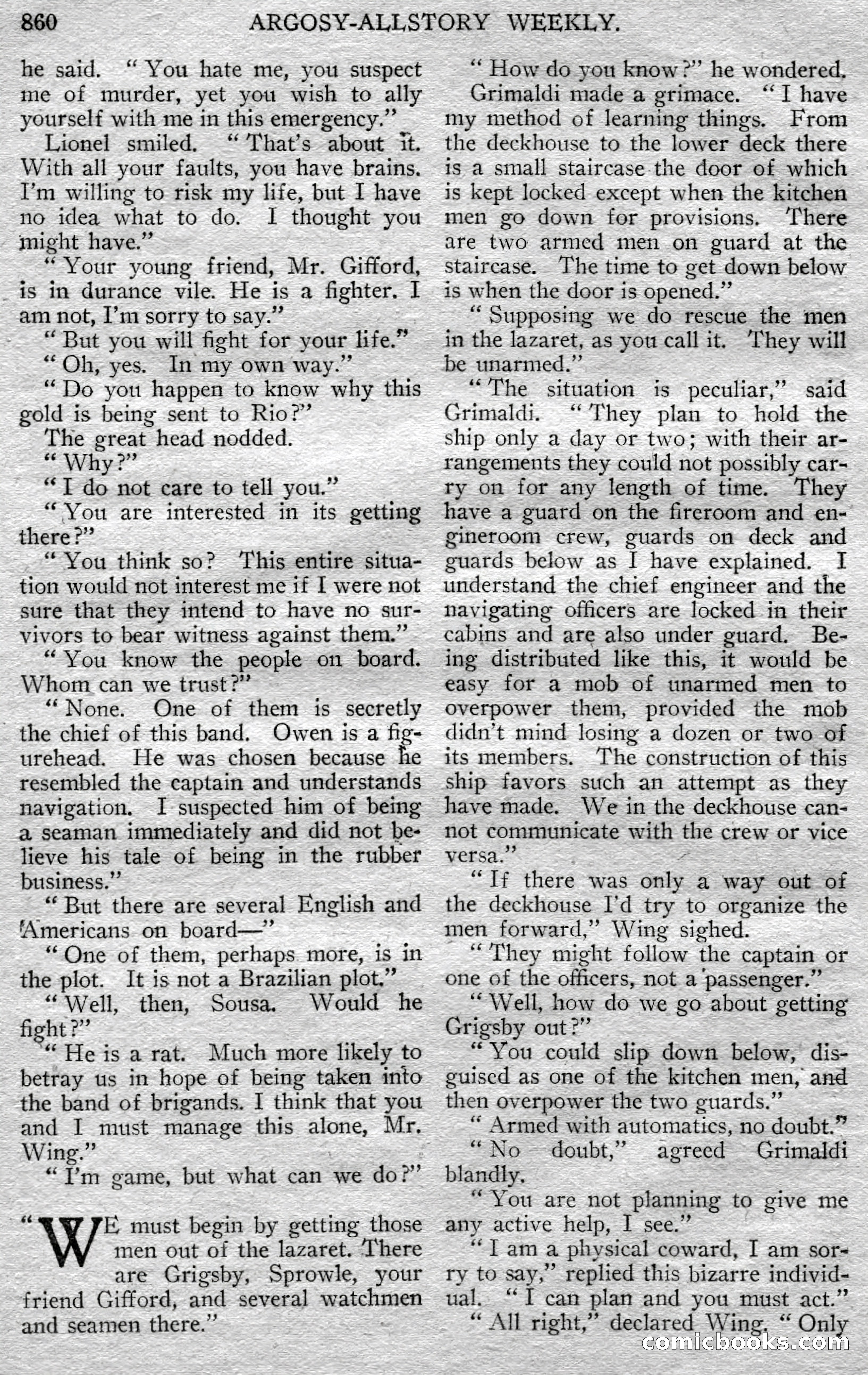 Argosy All-Story Weekly — page 144 of 150