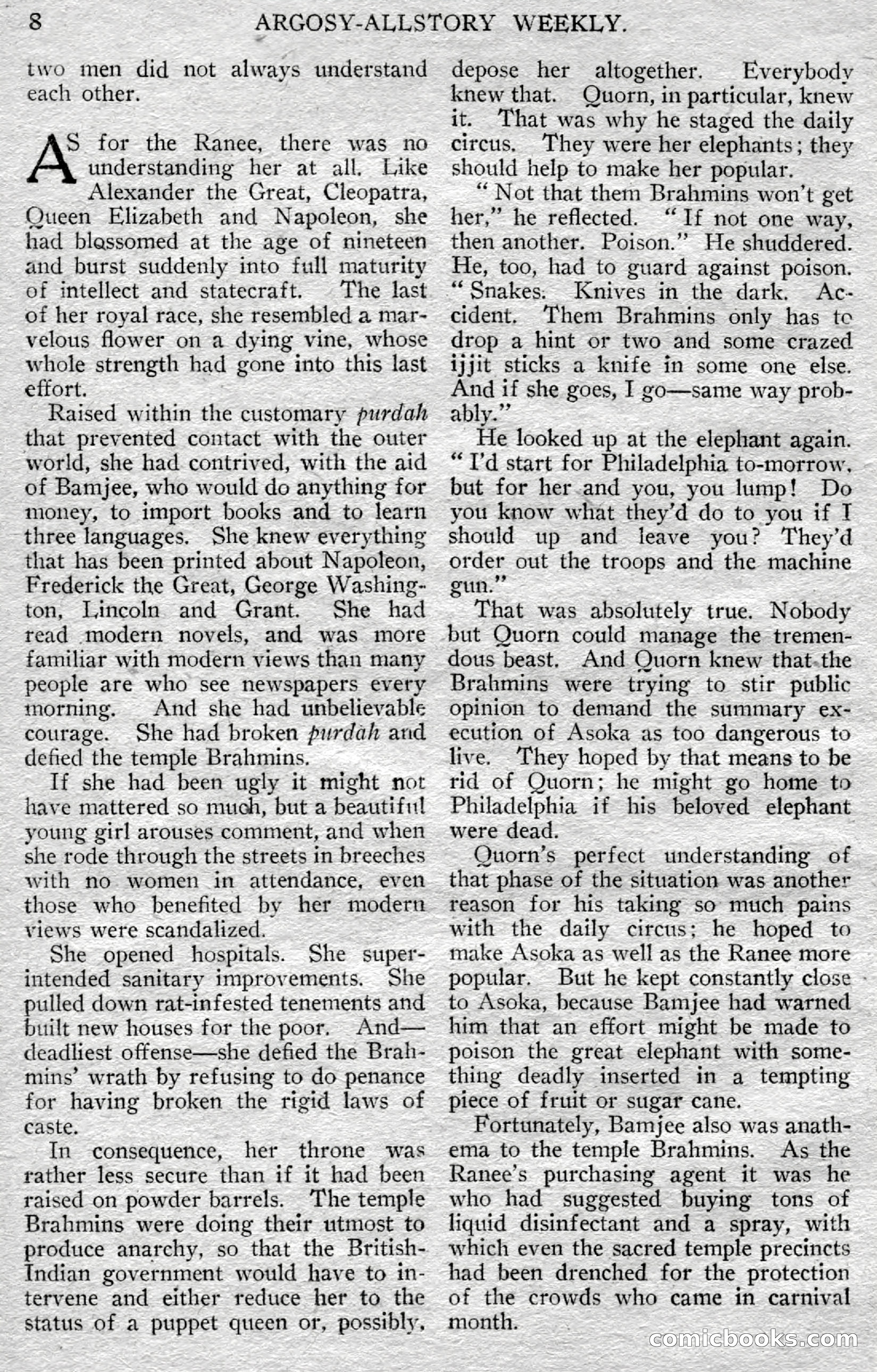 Argosy All-Story Weekly — page 10 of 148
