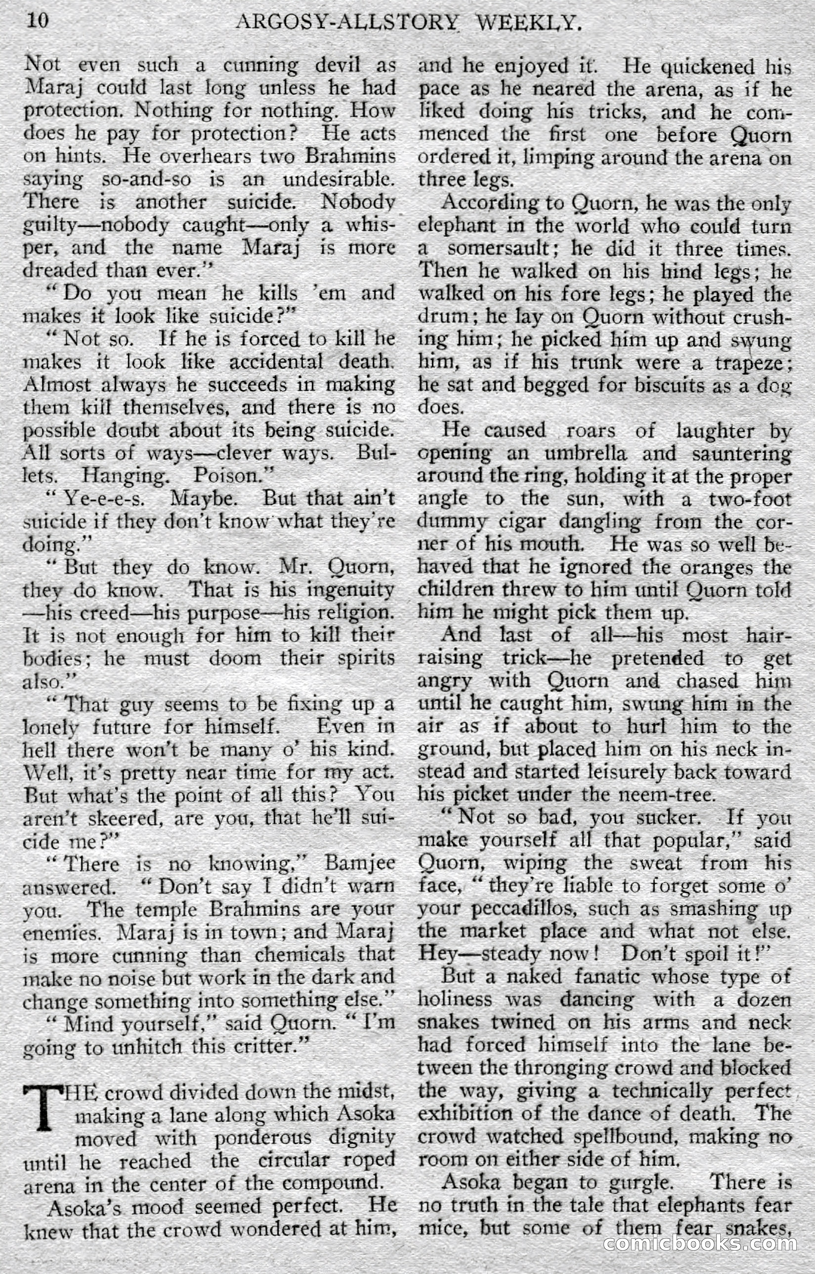Argosy All-Story Weekly — page 12 of 148