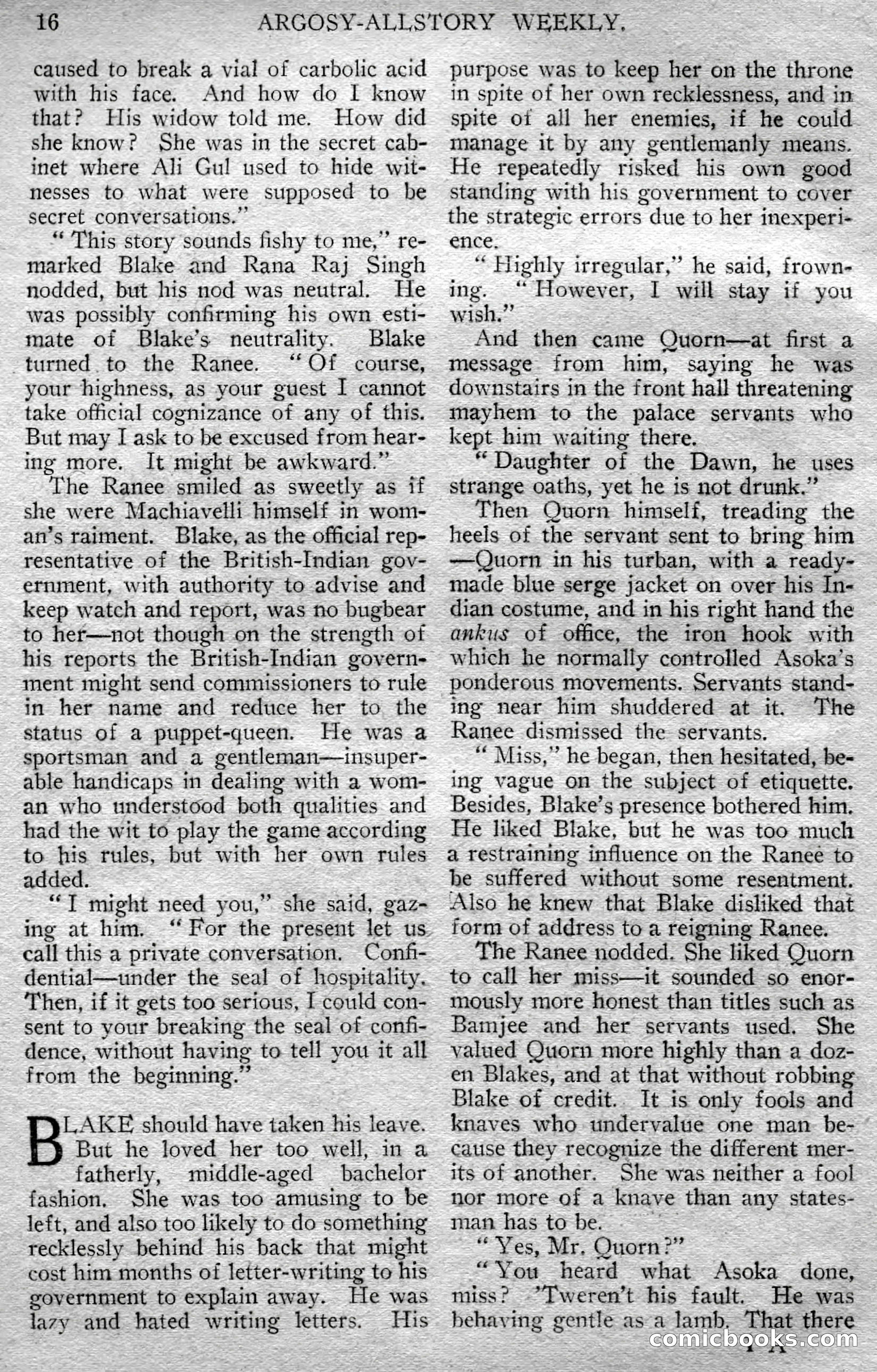 Argosy All-Story Weekly — page 18 of 148