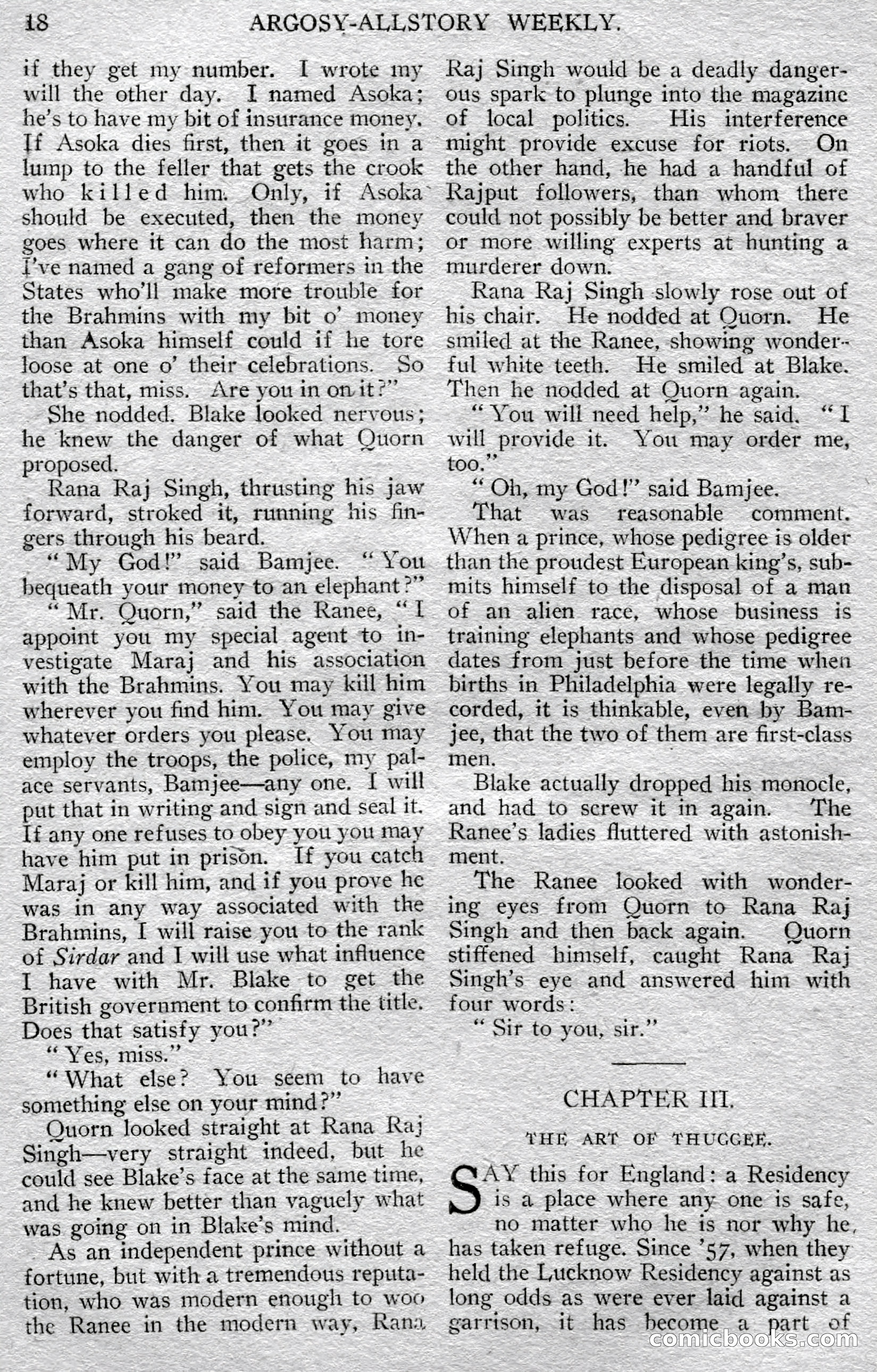 Argosy All-Story Weekly — page 20 of 148