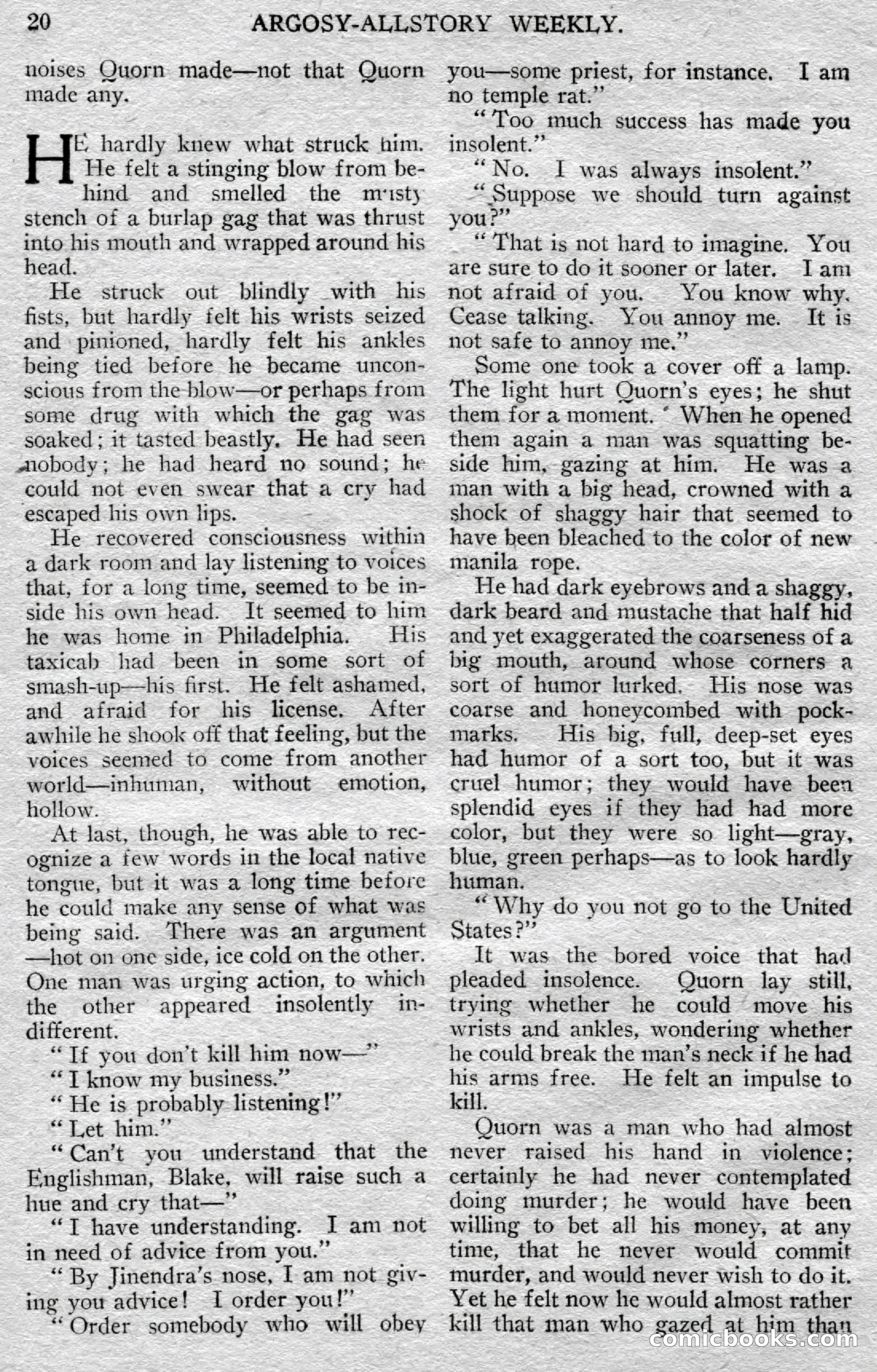 Argosy All-Story Weekly — page 22 of 148
