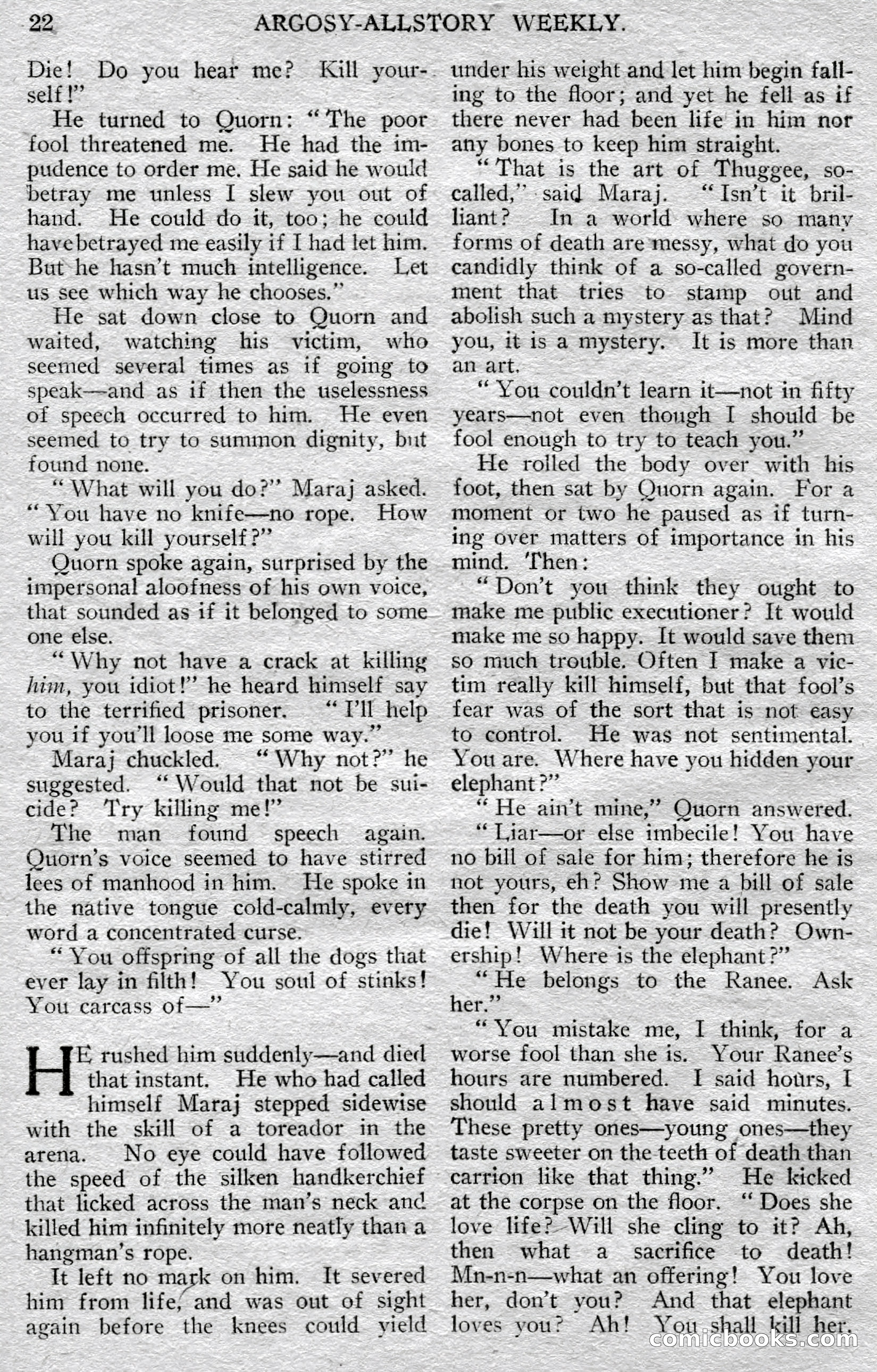 Argosy All-Story Weekly — page 24 of 148